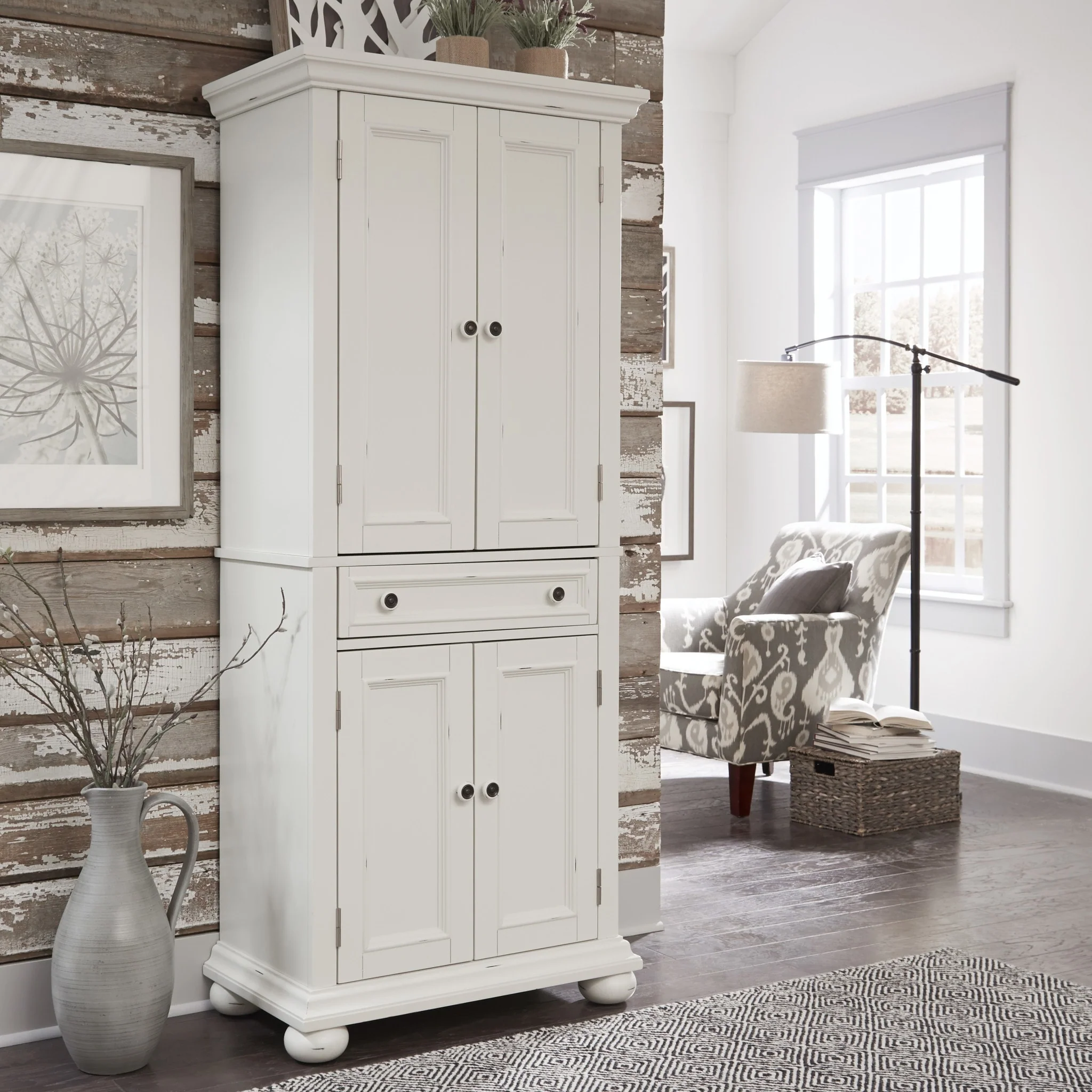 Dover Off-White Kitchen Pantry