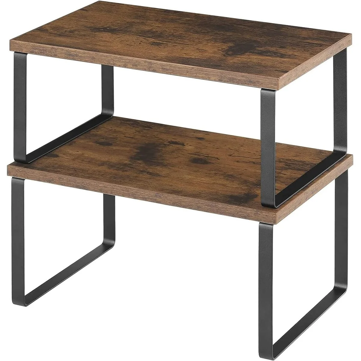 Stackable Kitchen Cabinet Shelves Organizer