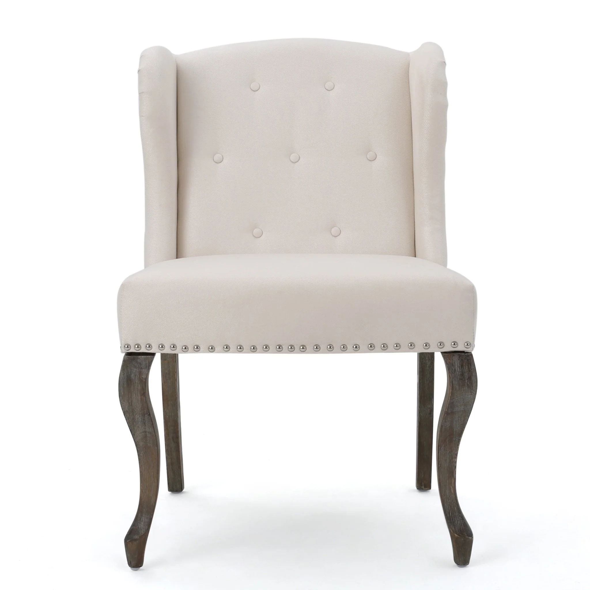 Valsa Upholstered Accent Chair with Nailhead Trim and Wing Back