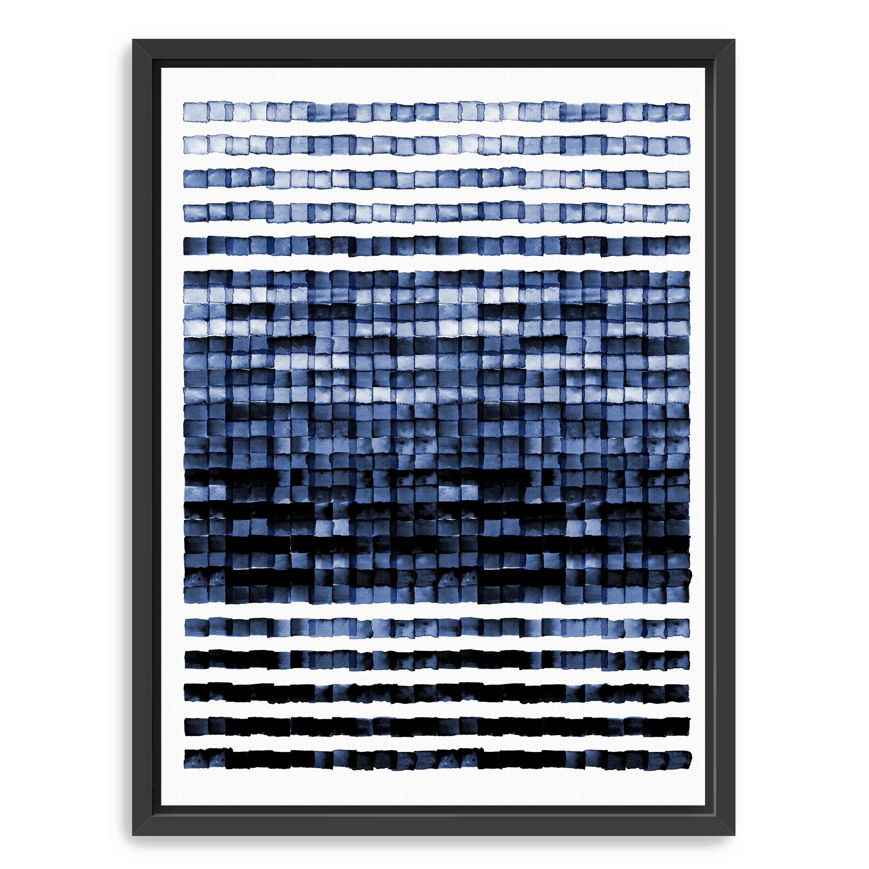 Watercolor Mosaic Canvas Giclee