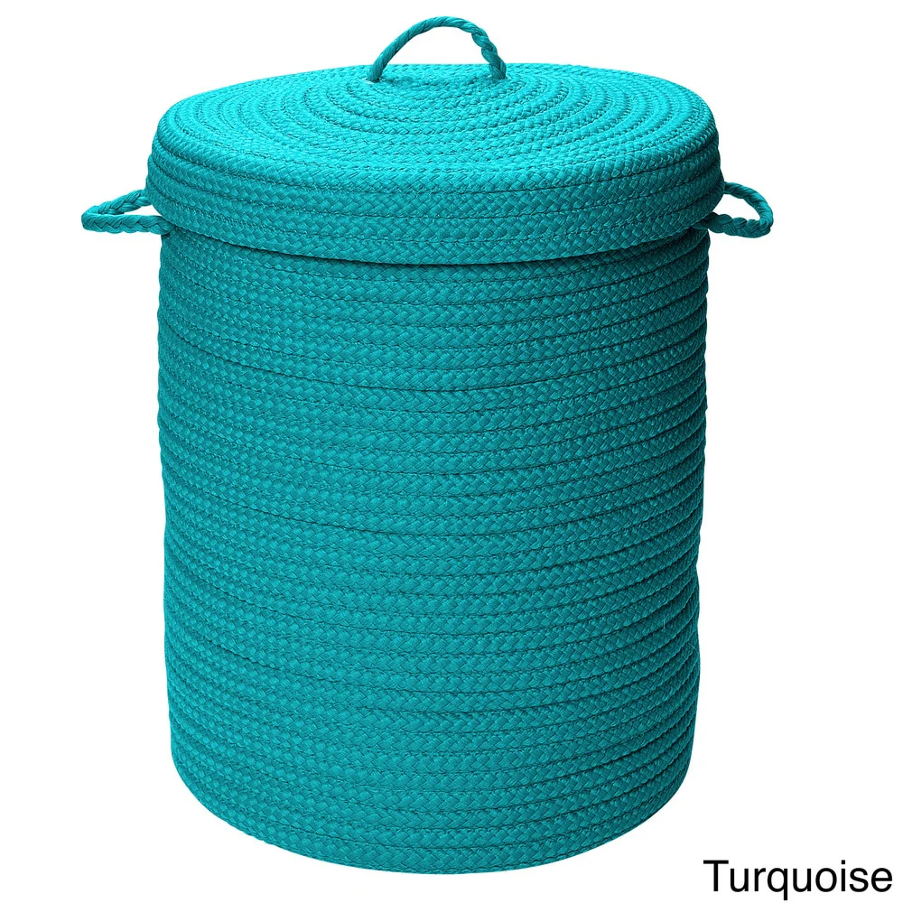 Savvy Textured Portable Lidded Storage Hamper