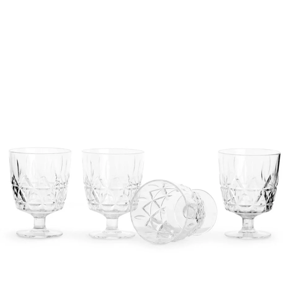 Picnic Outdoor Dinnerware Collection Wine Glass, Set of 4