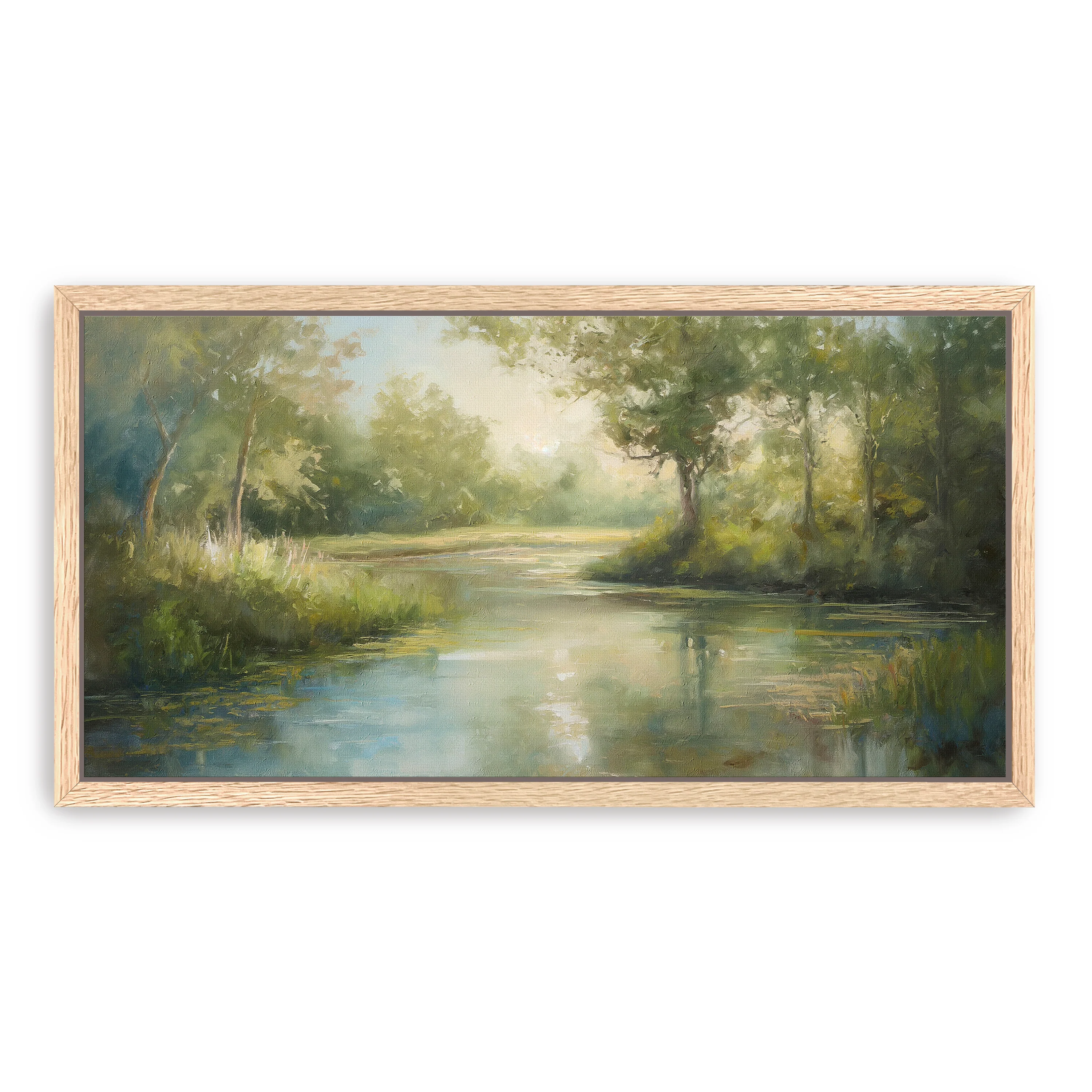 Peaceful Currents Canvas Giclee