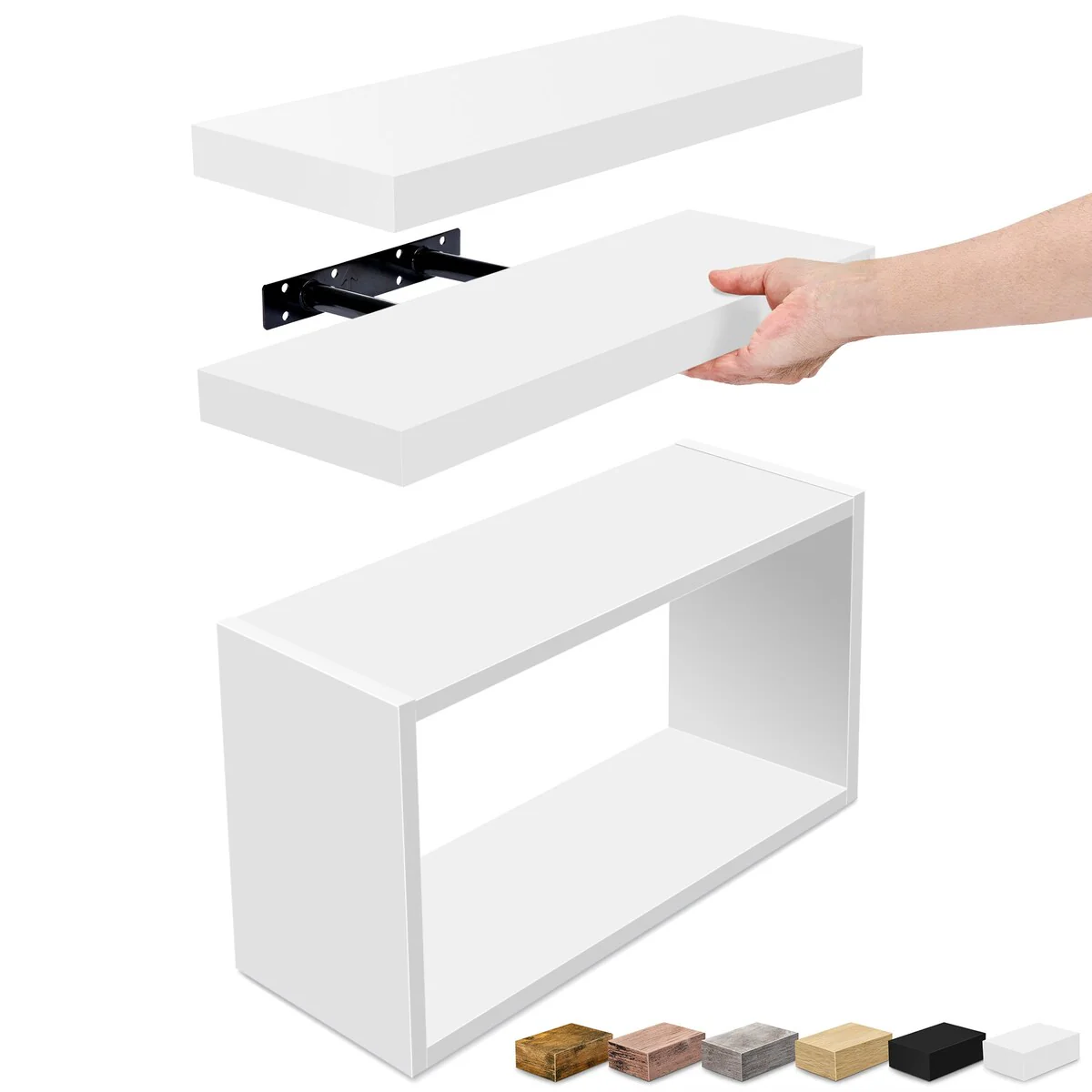 Sorbus Floating Shelves for Wall Set of 3 - 16