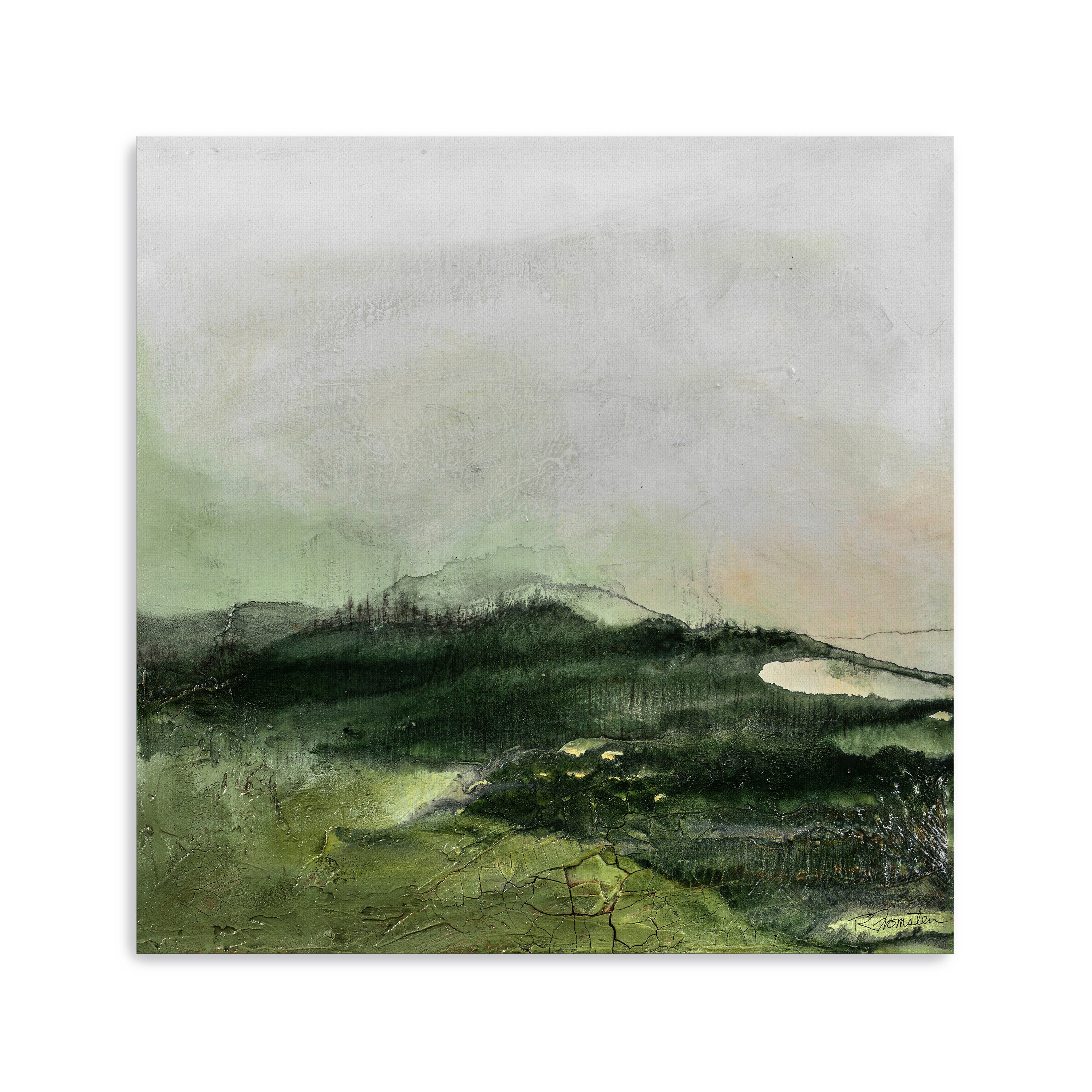 Distant Pines Canvas Giclee