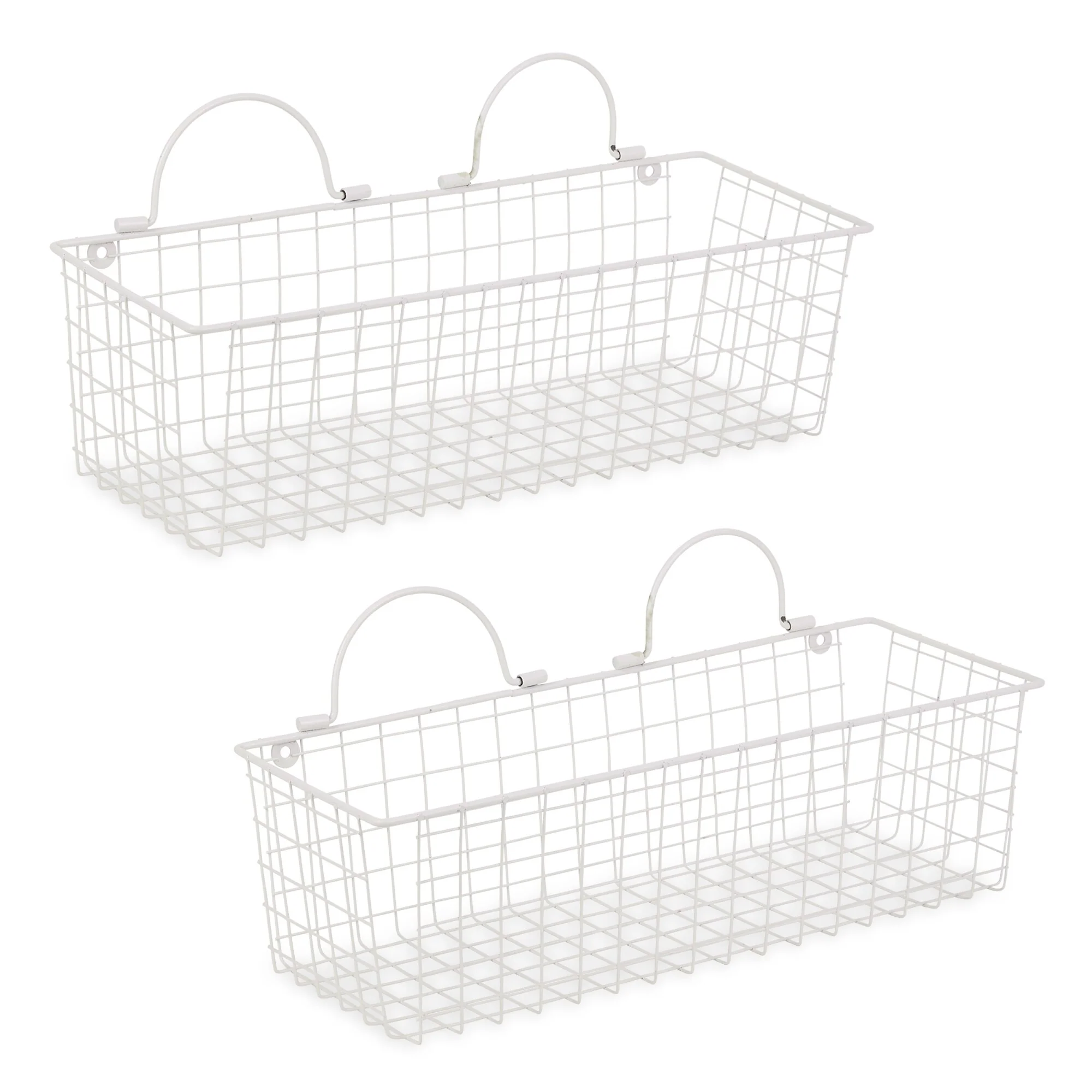 DII Wire Wall Basket(Set of 2) Grey