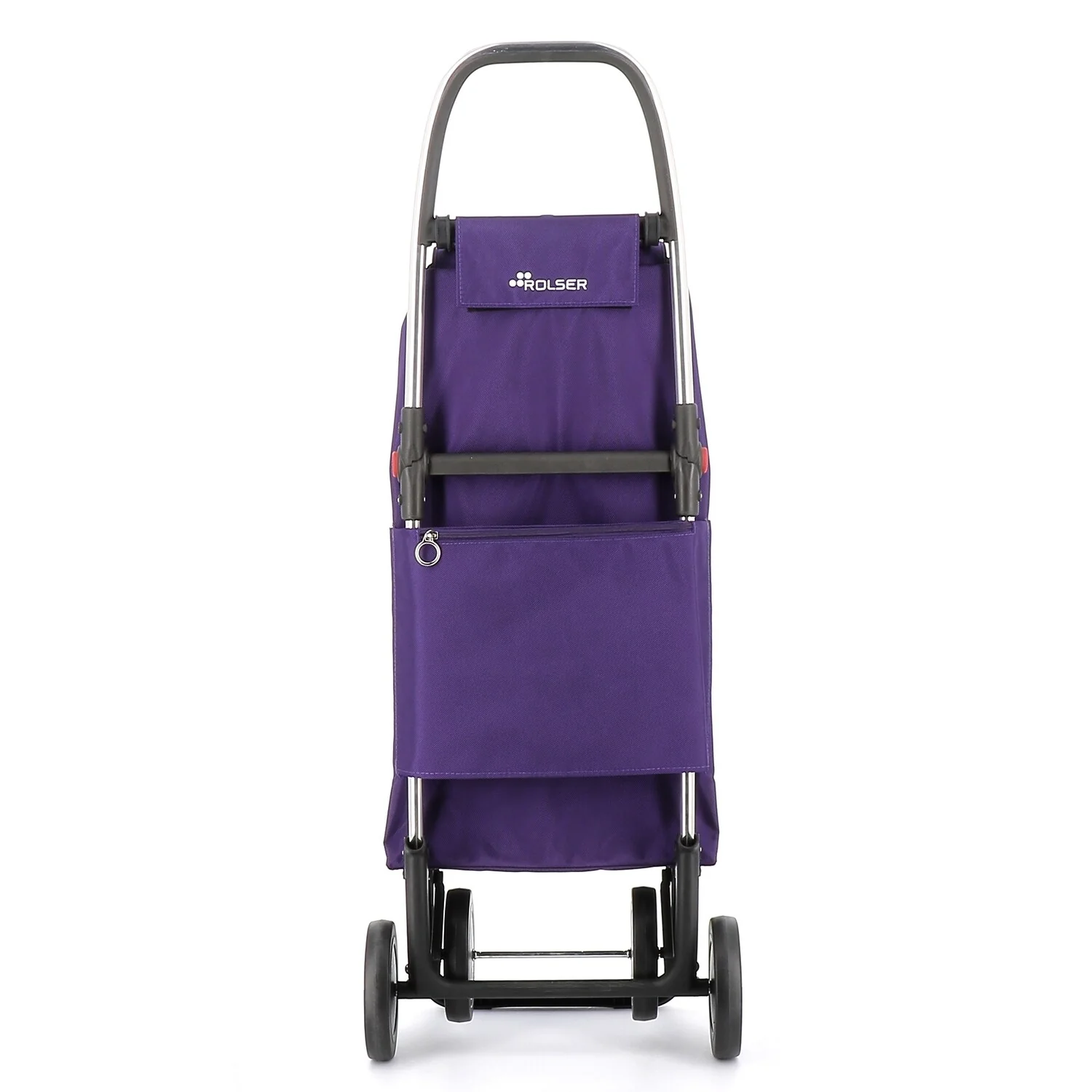 Rolser I-Max MF 4 Wheel Foldable Shopping Trolley - 15.35 in. W x 41.34 in. H x 12.6 in. D