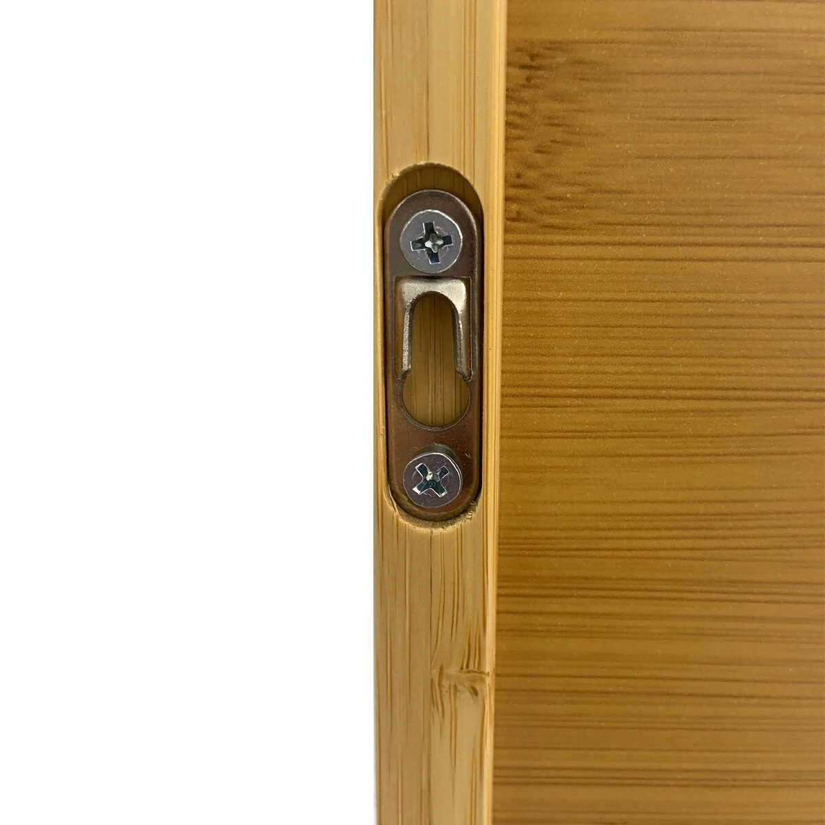 Bamboo Wall Mounted Cabinet Hanging Storage Cabinet with 3 Shelves