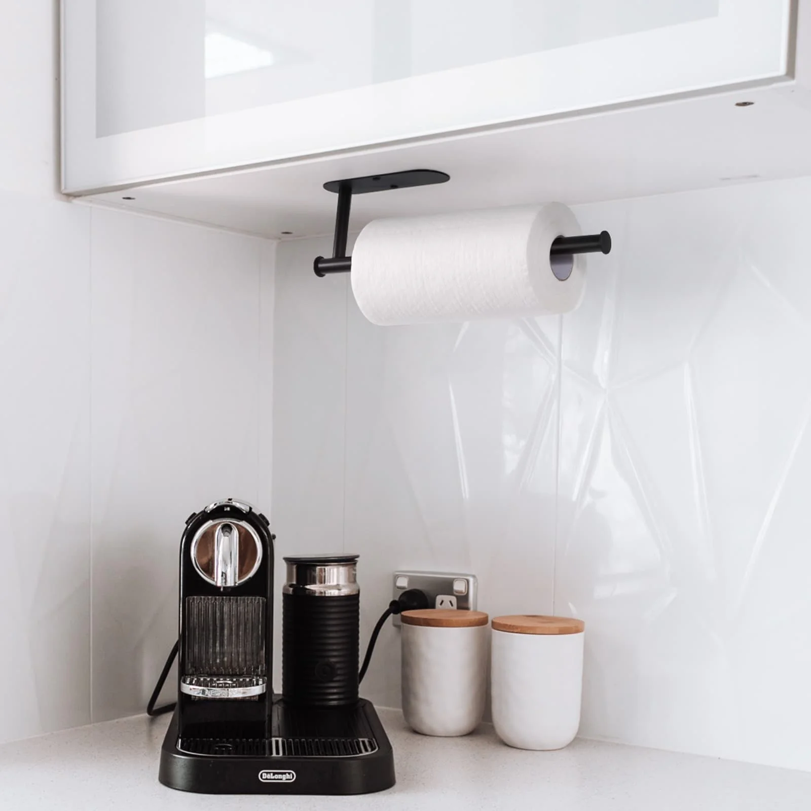 2 Pack Paper Towel Holder Under Cabinet - 2PCS