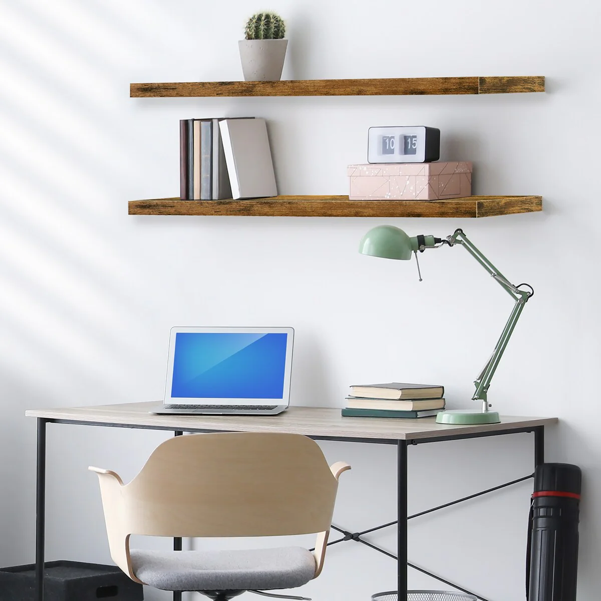 Sorbus Long Floating Shelves for Wall Set of 2 - 35