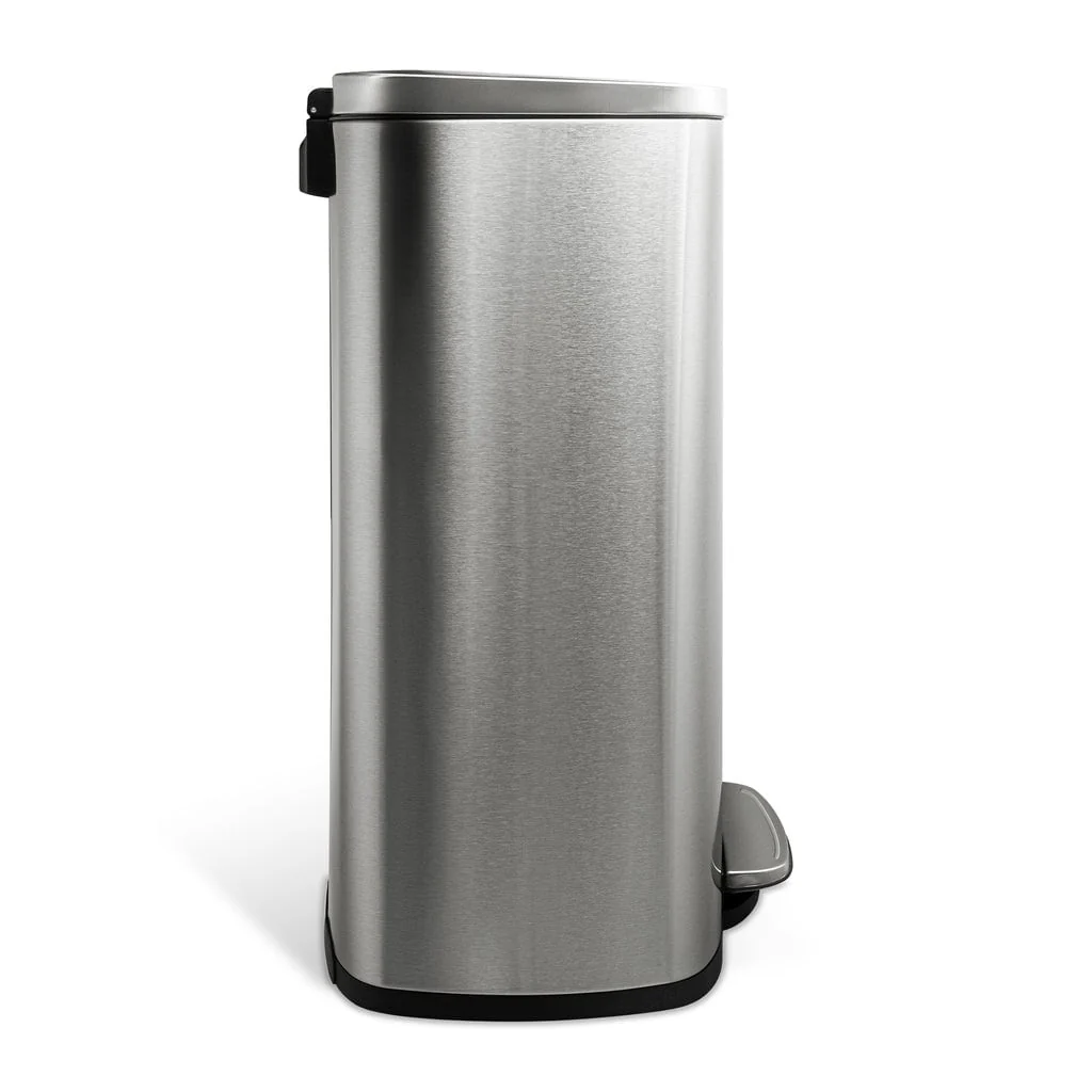 NINESTARS 13.2 Gallon Rectangular Step-On Trash Can