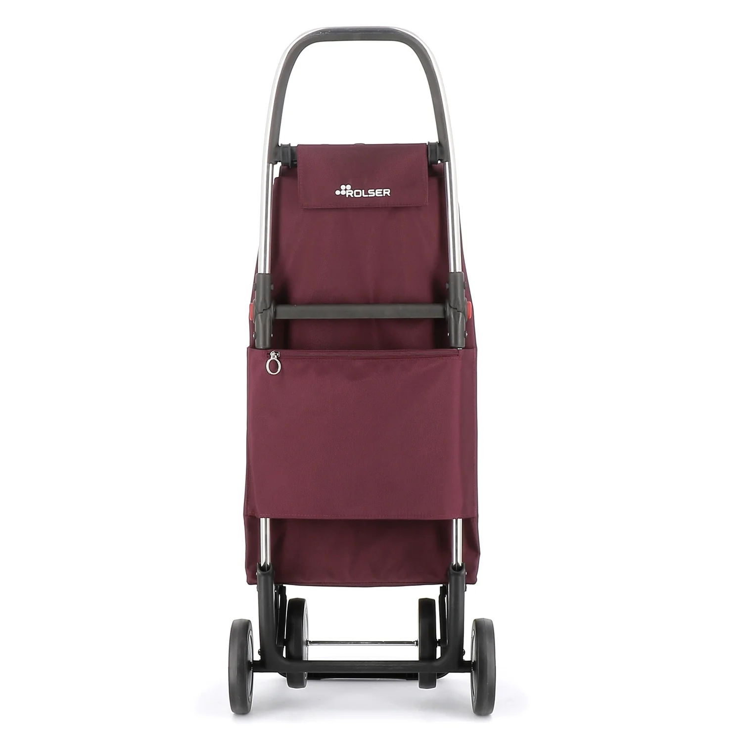 Rolser I-Max MF 4 Wheel Foldable Shopping Trolley - 15.35 in. W x 41.34 in. H x 12.6 in. D
