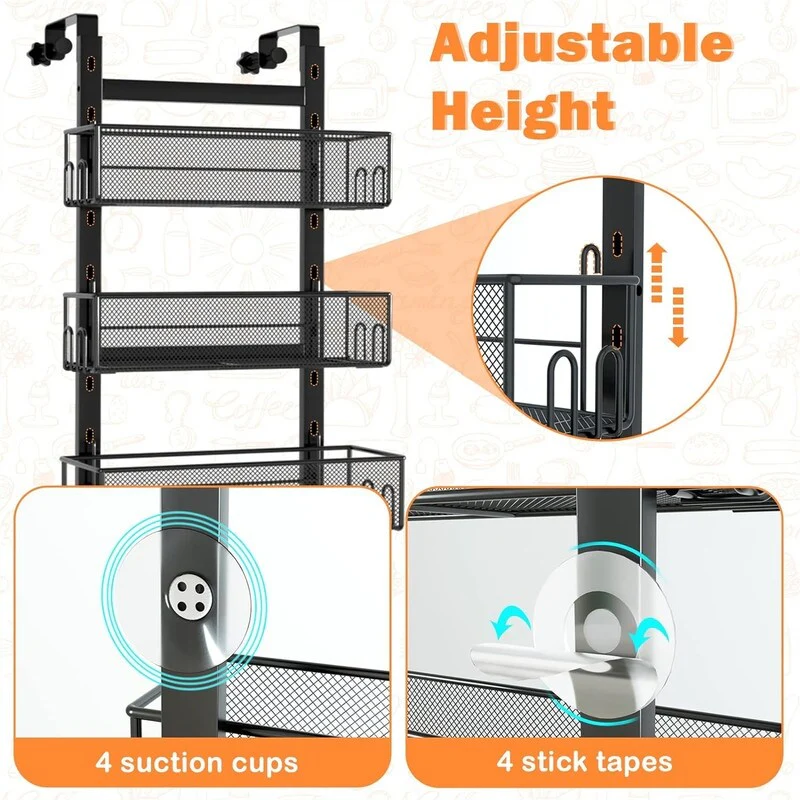 6-Tier Adjustable Metal Hanging Spice Rack - 5.31
