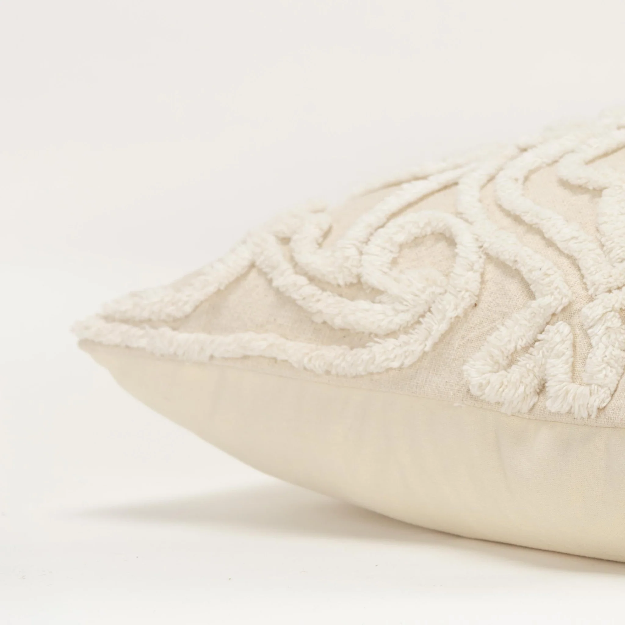 Medallion Relief Square Pillow