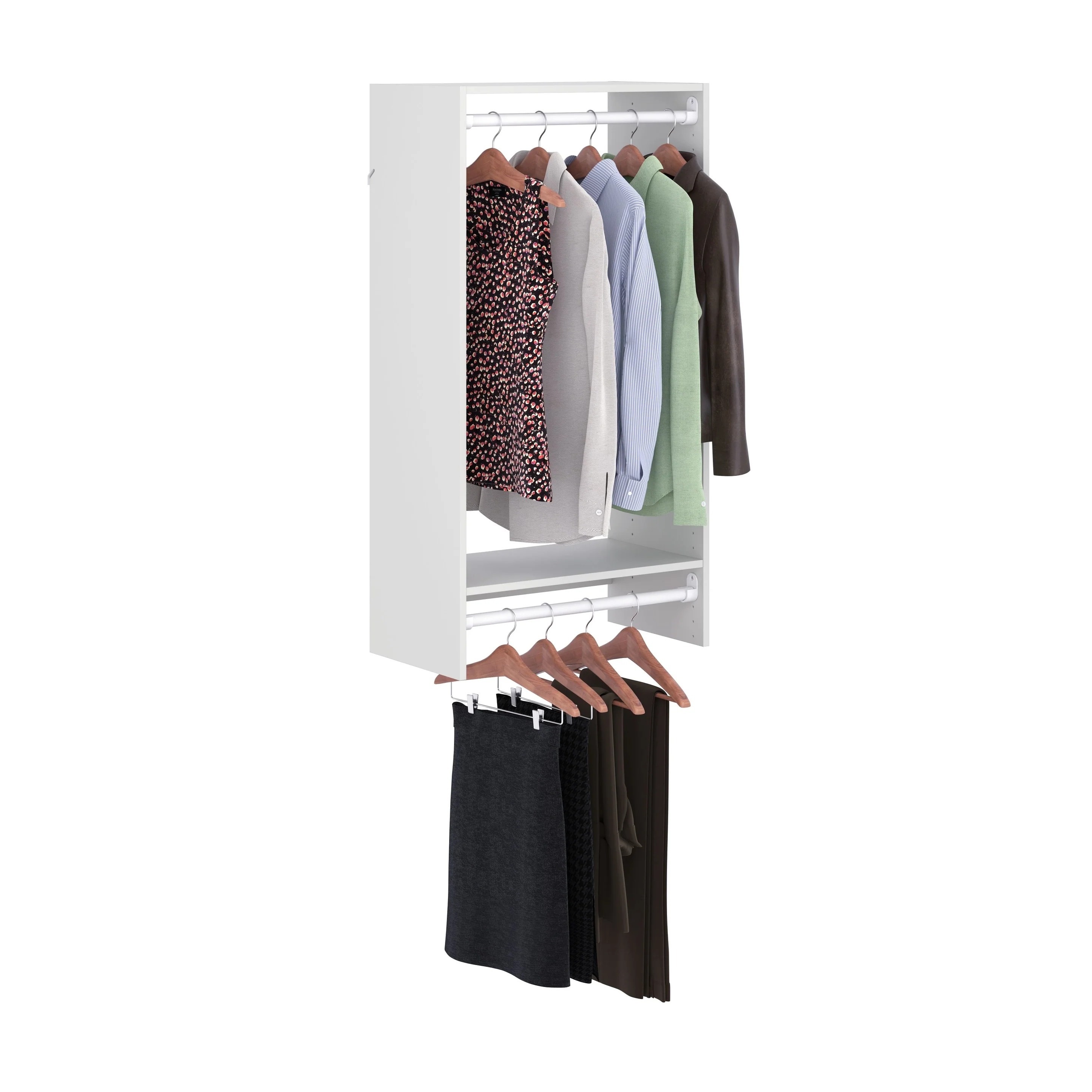 Easy Track Double Hang Laminate Tower Kit