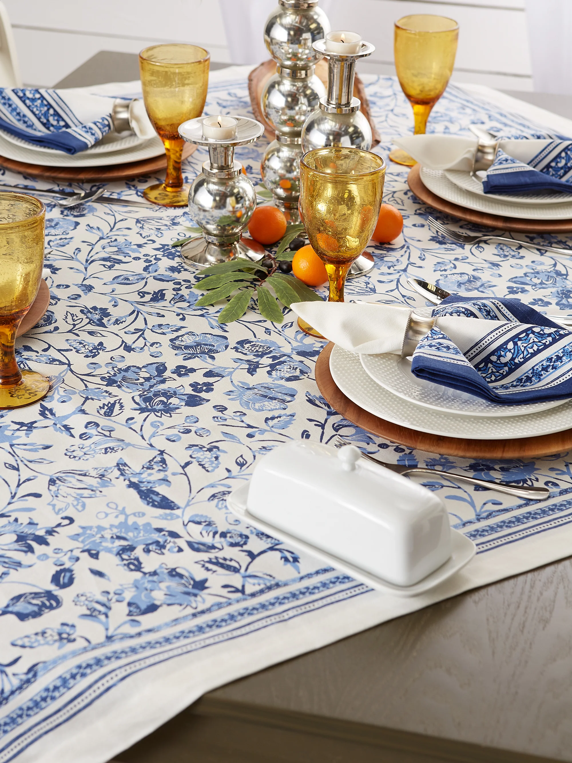 Madiera Print Tablecloth