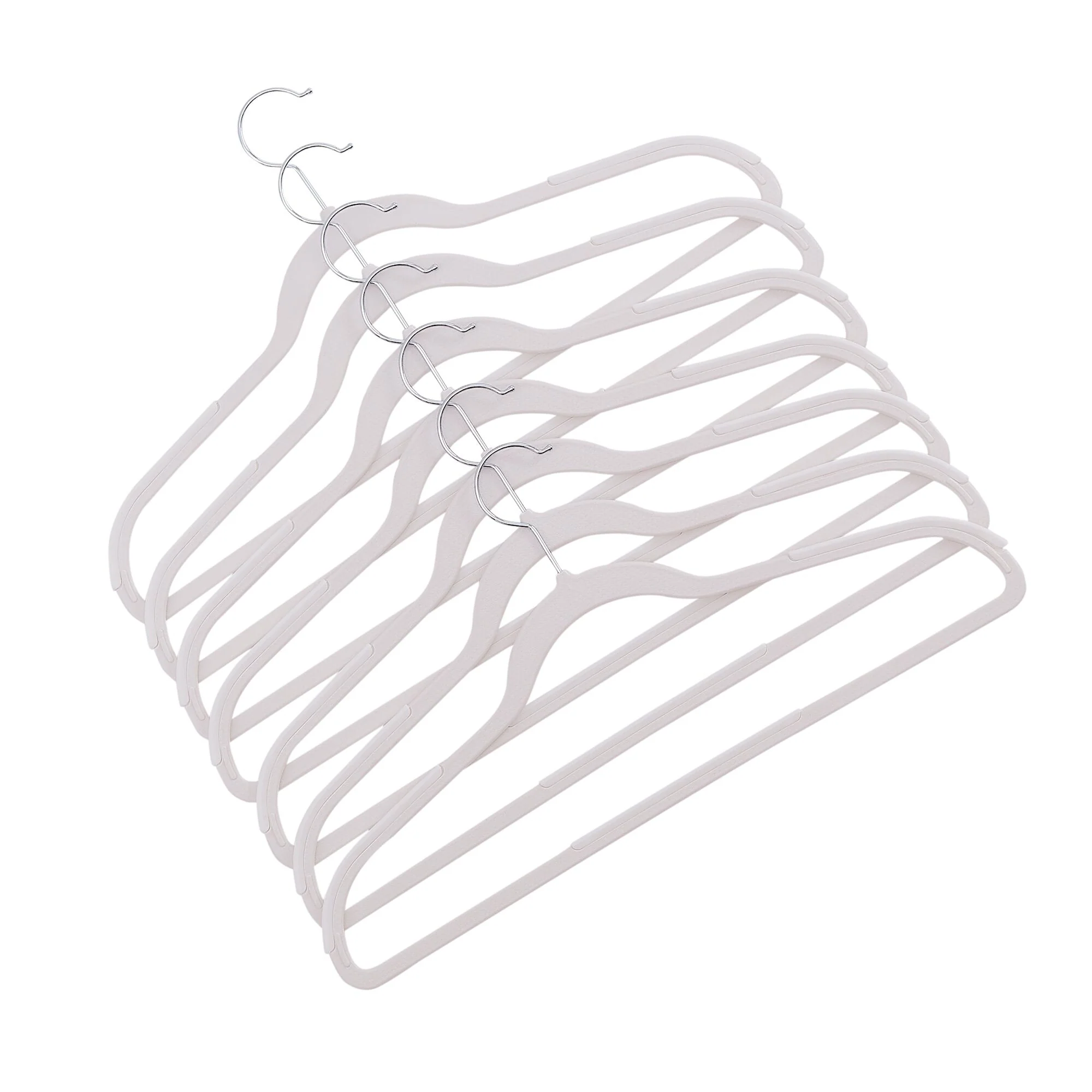 Clothes Hangers Plastic Coat Hangers Non-Slip Space-Saving Swivel Hook