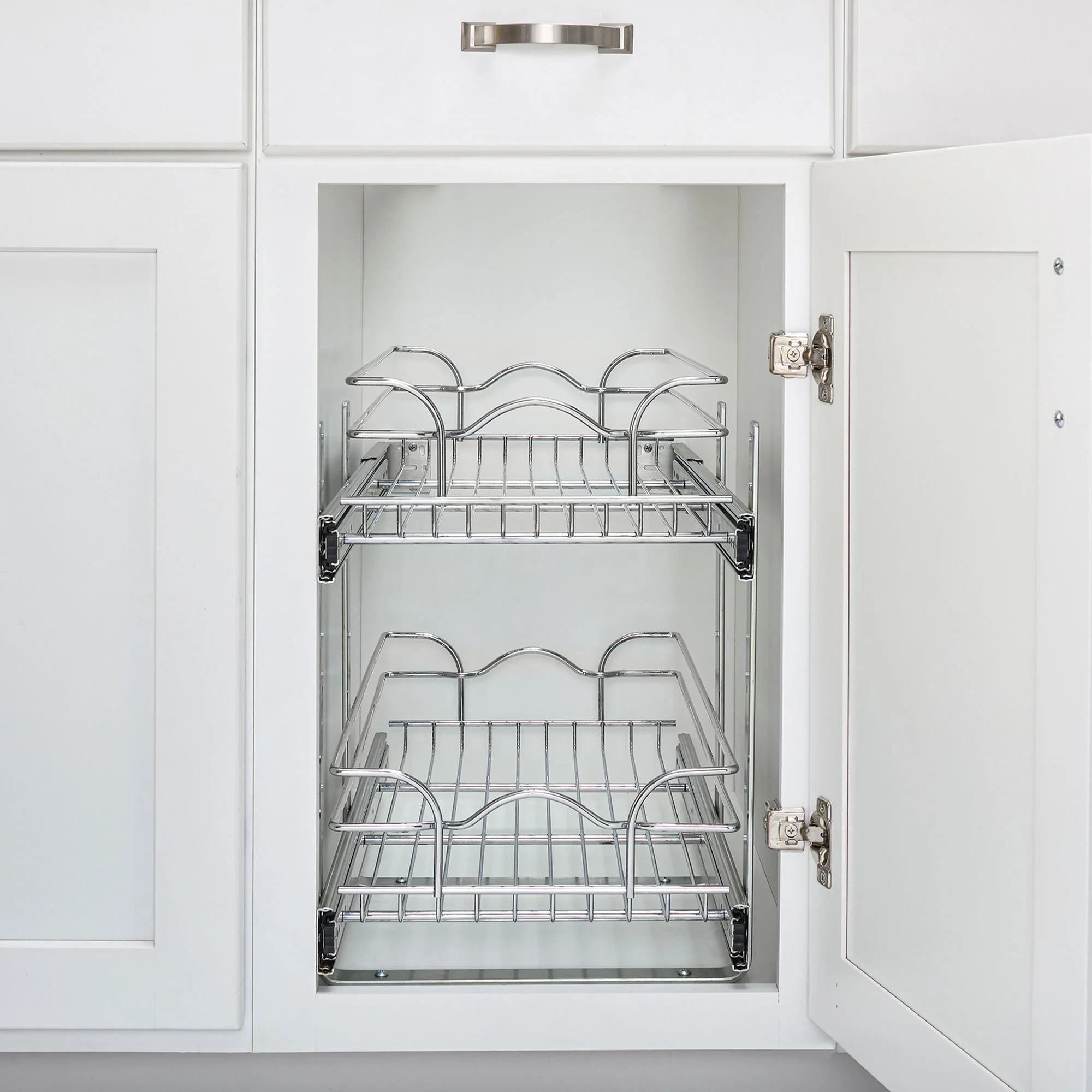 Rev-A-Shelf Kitchen Cabinet Pullout Shelf Organizer, 24 x 22 In, 5WB2-2422-CR-1