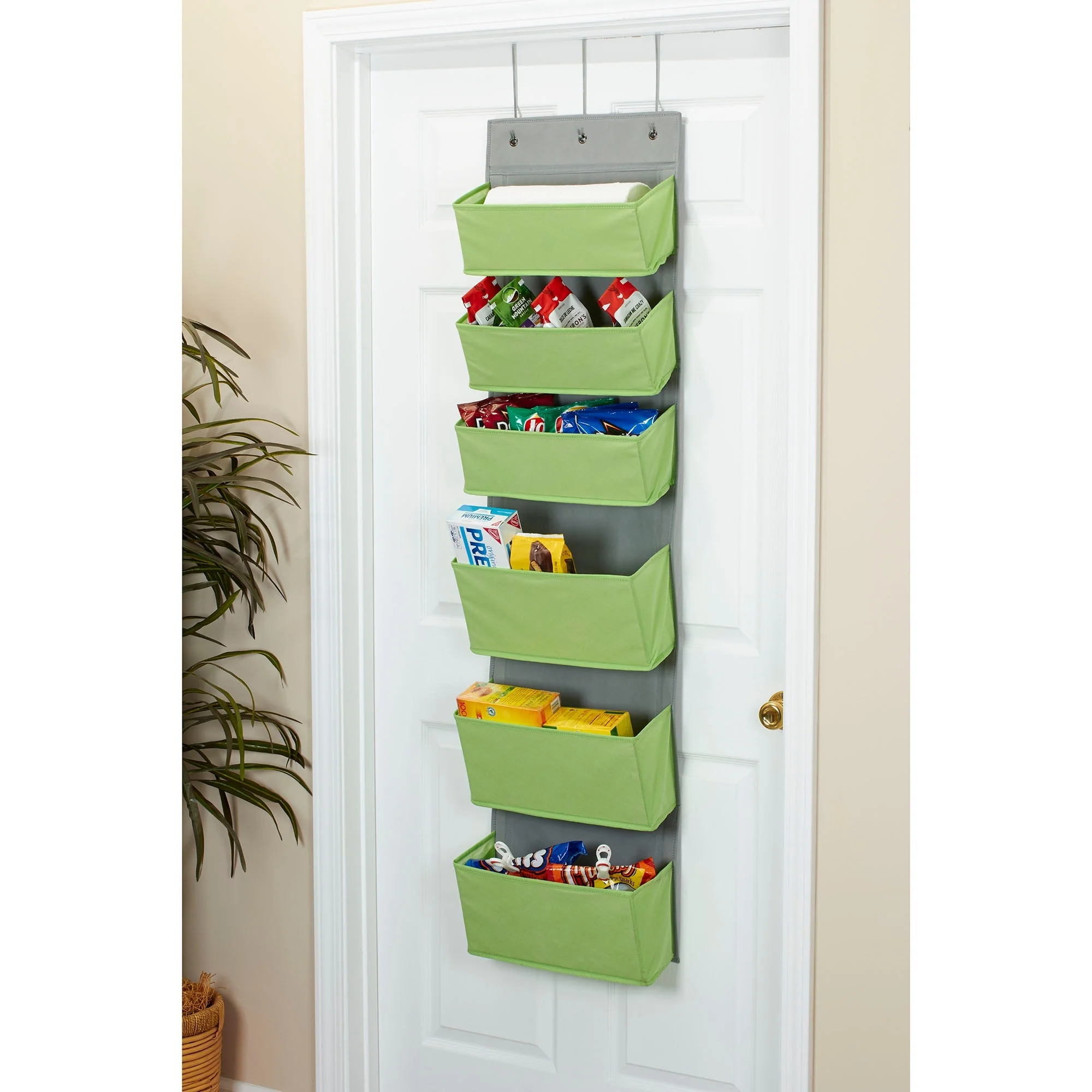Household Essentials 6 Pocket Over the Door Organizer - 7.0