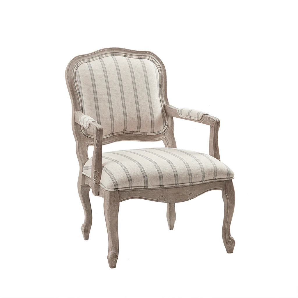 Upholstered Accent Chair with Camel Back and Pillowtop Arms