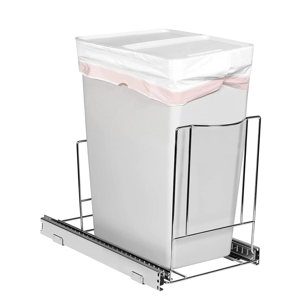 Pull Out Trash Can Under Cabinet- Trash Can Not Included, Heavy Duty
