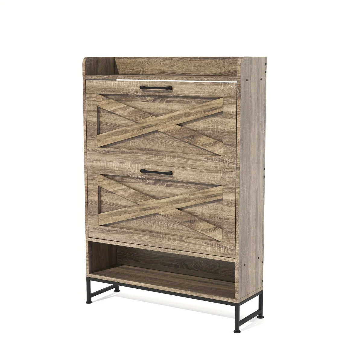 24 Pair Shoe Storage Cabinet
