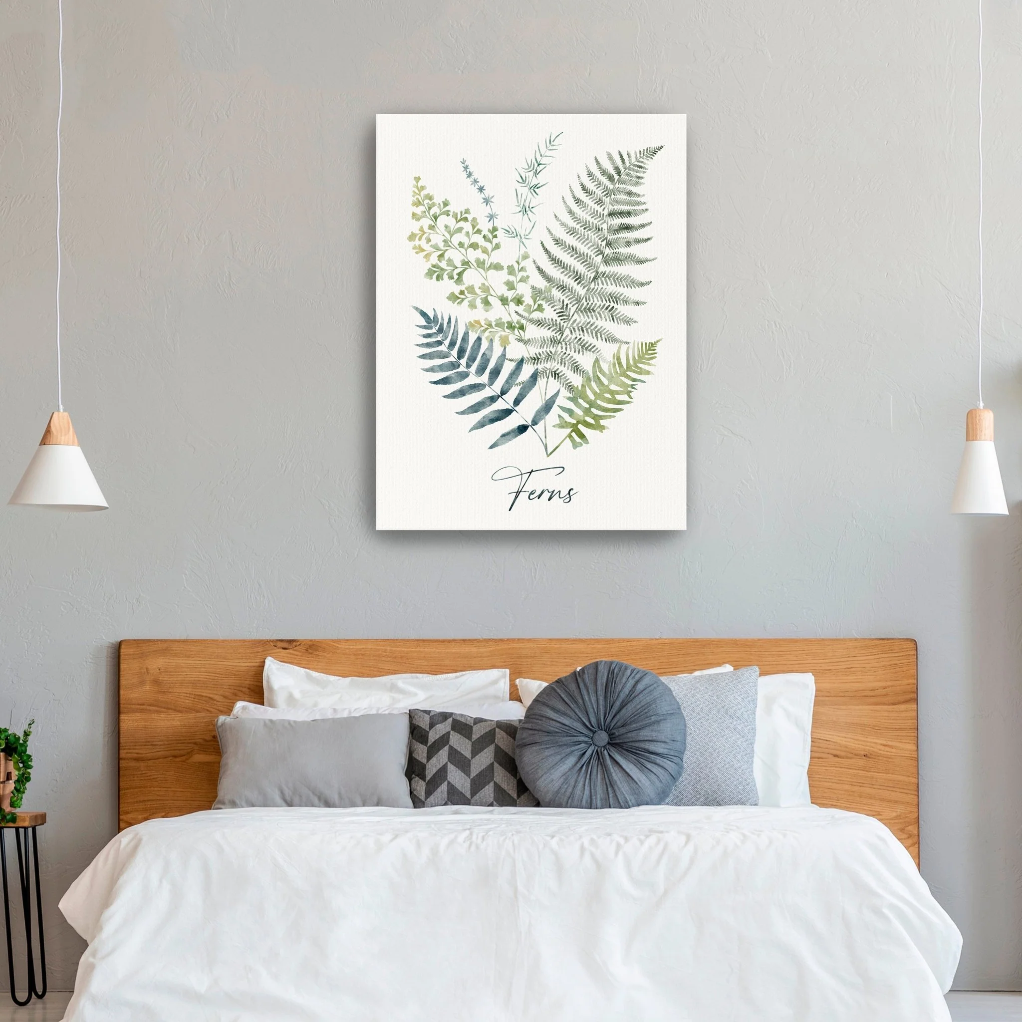 Ferns Canvas Giclee Wall Art