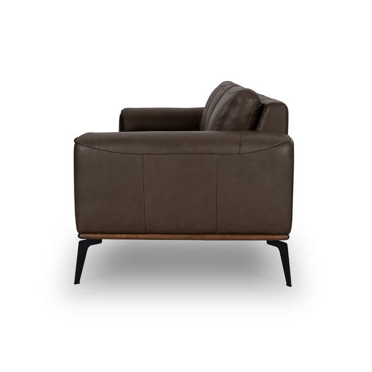 Conley 86'' Leather Sofa