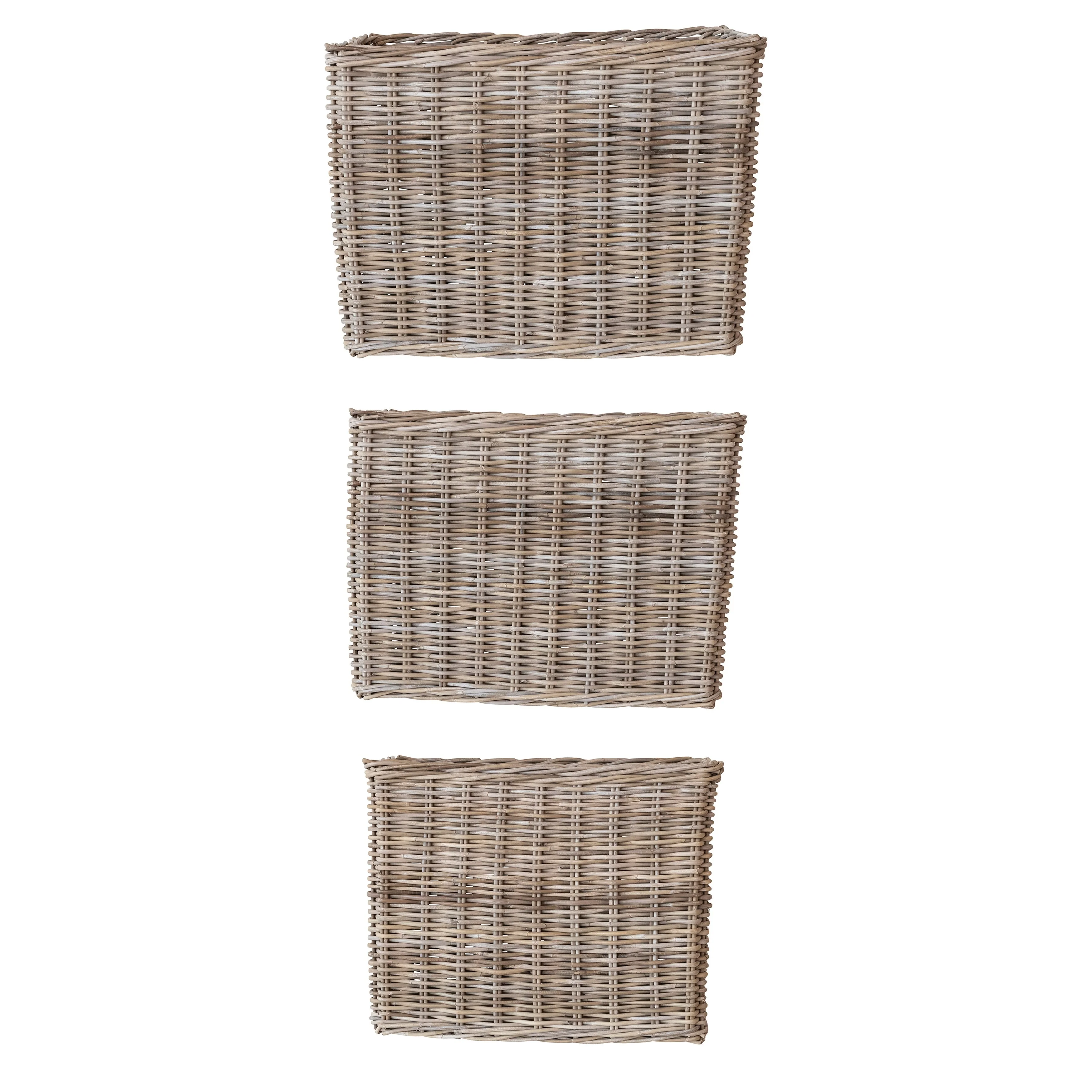 Woven Rattan Basket Storage