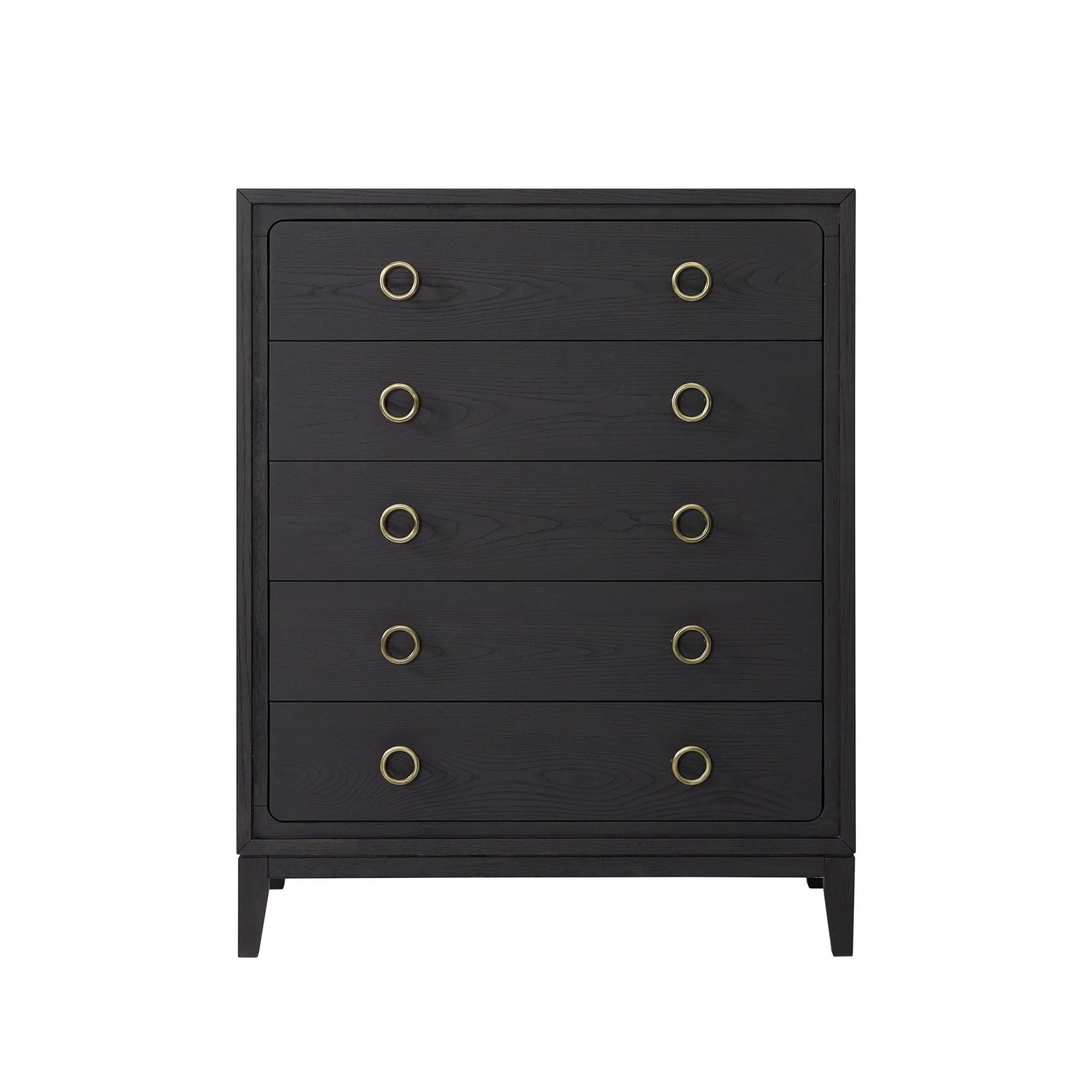 5 Drawer Chest in Peppercorn Finish