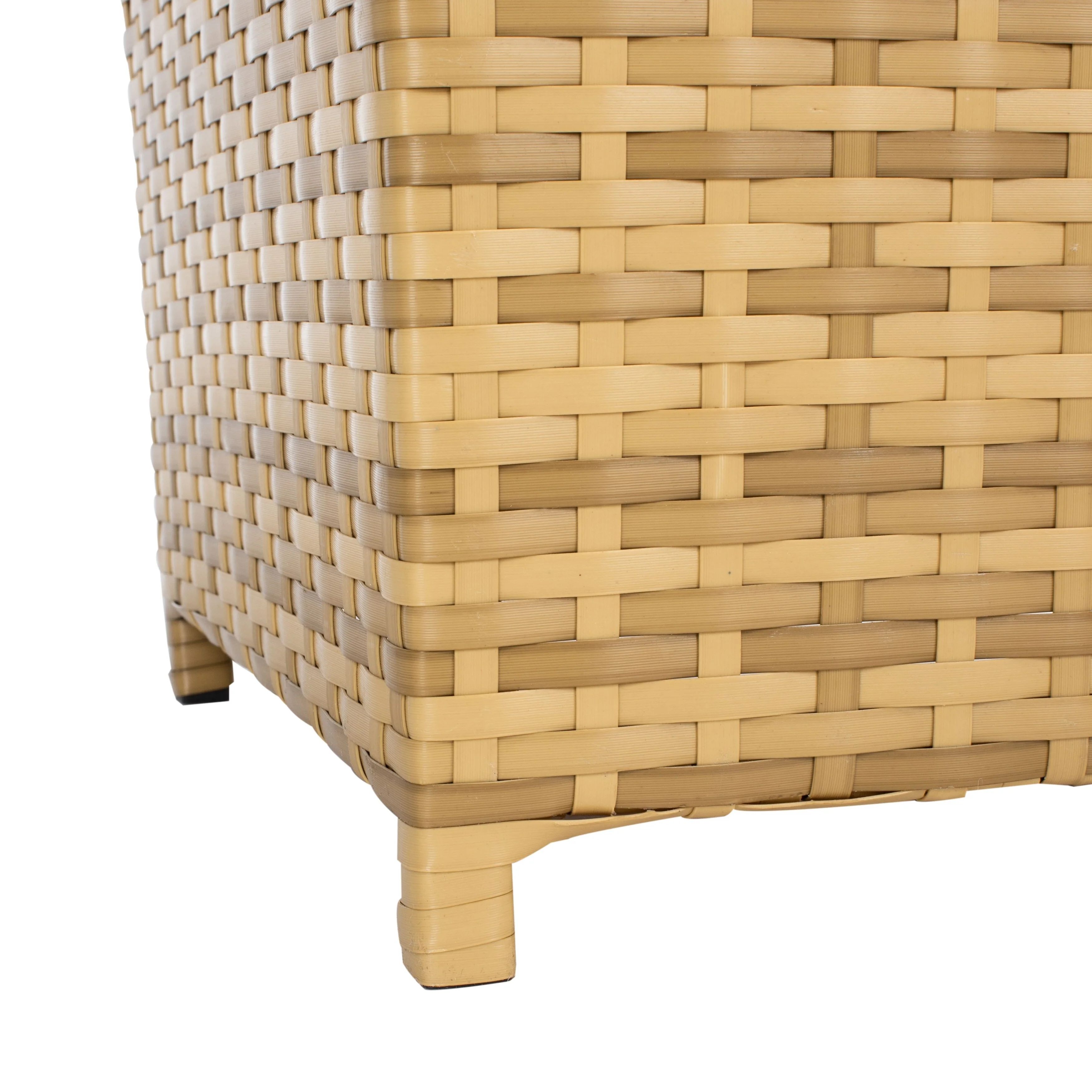 SAFAVIEH Outdoor Jennie Trash Bin (Fully Assembled)