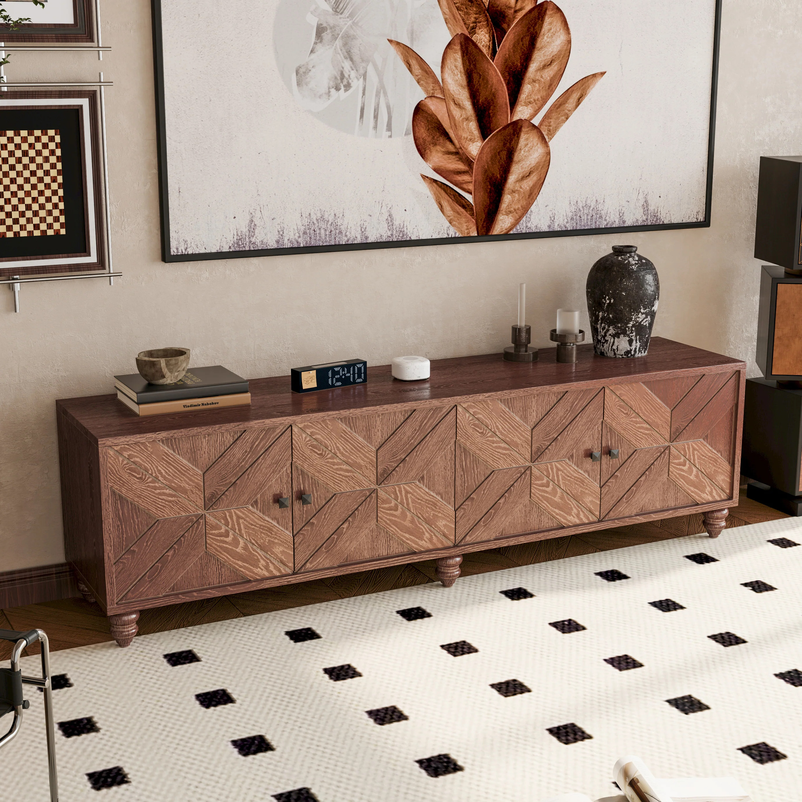 70'-90' Extendable TV Cabinet