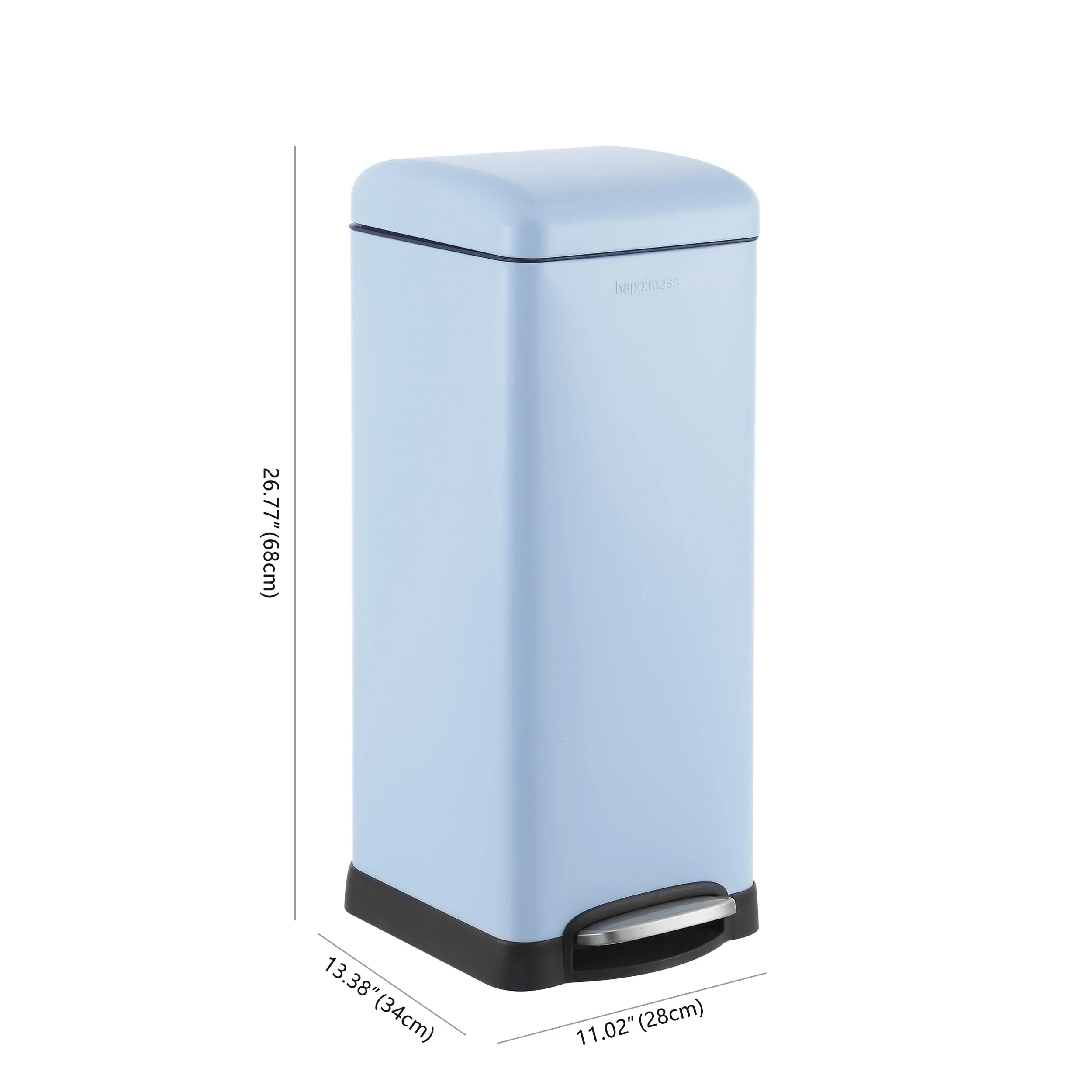 happimess Betty Retro 8-Gallon Step-Open Trash Can