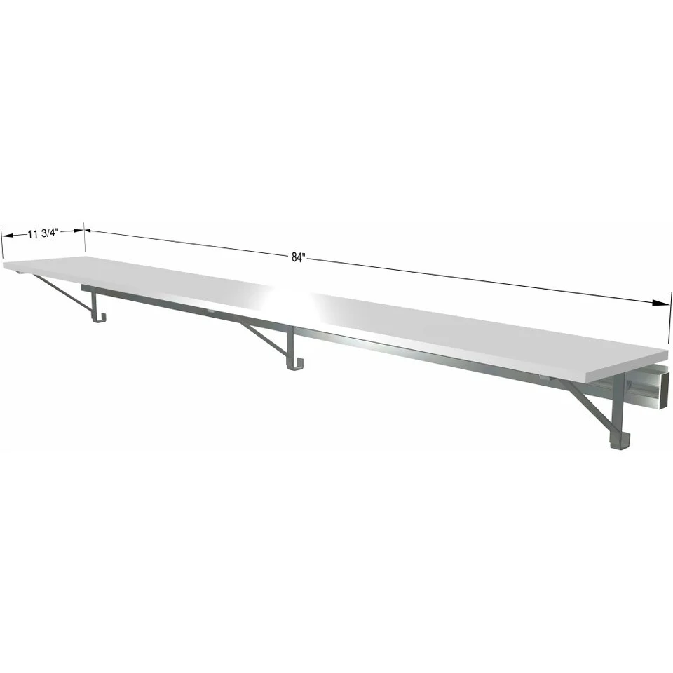 arrange a SPACE RCSS12 Single Wall Mounted Shelf (SHELF ONLY - no hang)