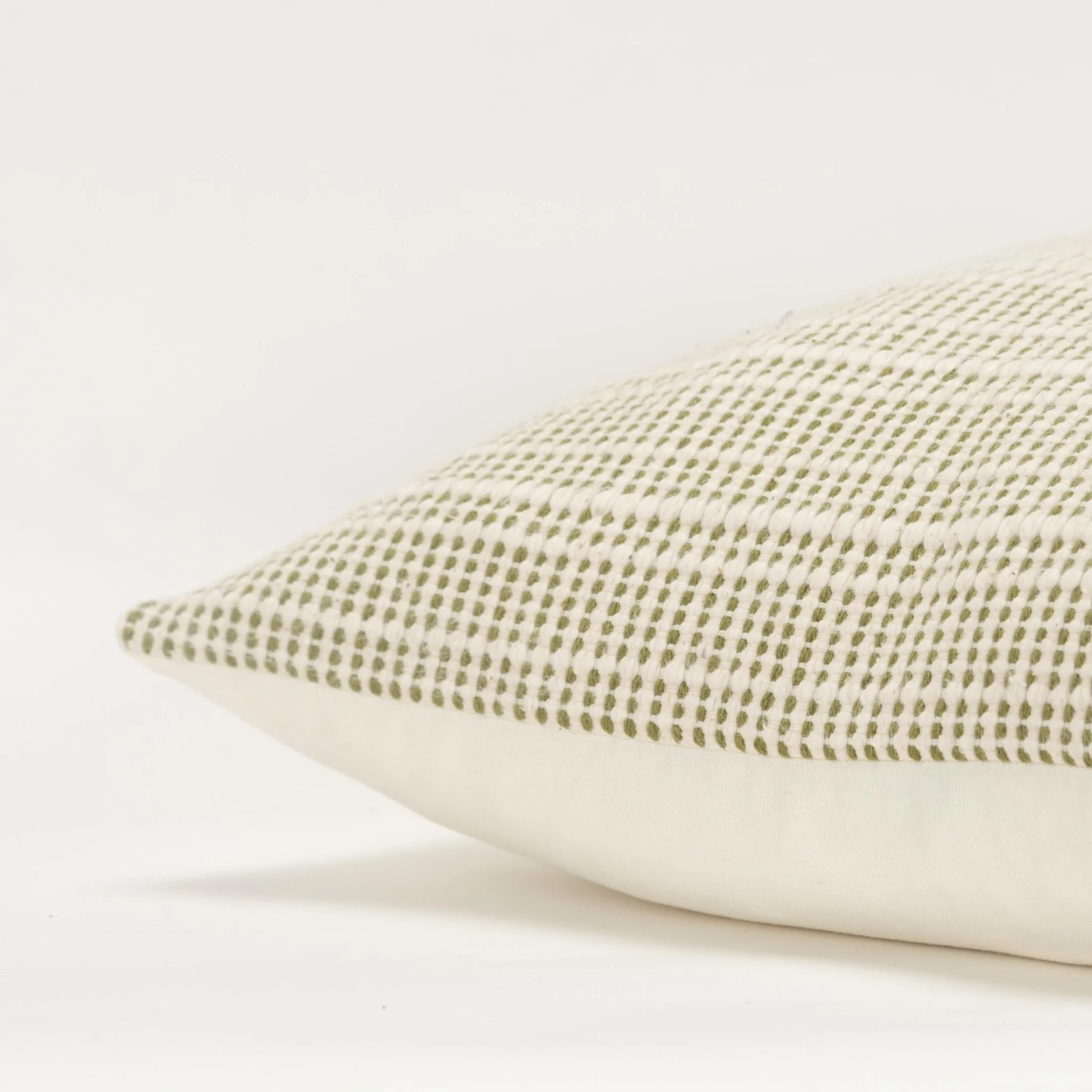 Woven Cotton stripe Decorative Throw Pillow