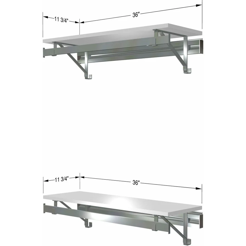 arrange a SPACE RCMBX Double Shelf-Hang Closet System