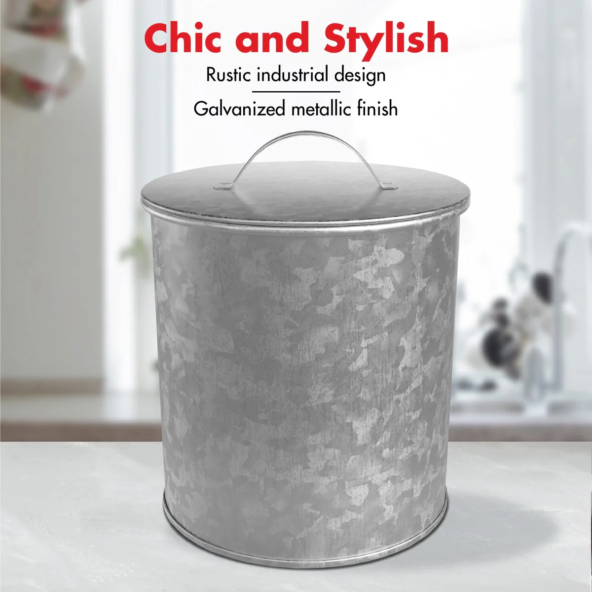 Amici Home 5AN862 Newport Food Storage Canister Extra Large - 156 oz