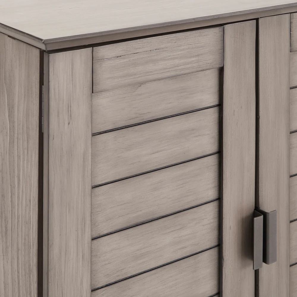 Duke Grey Finish Shoe Storage Cabinet by iNSPIRE Q Classic