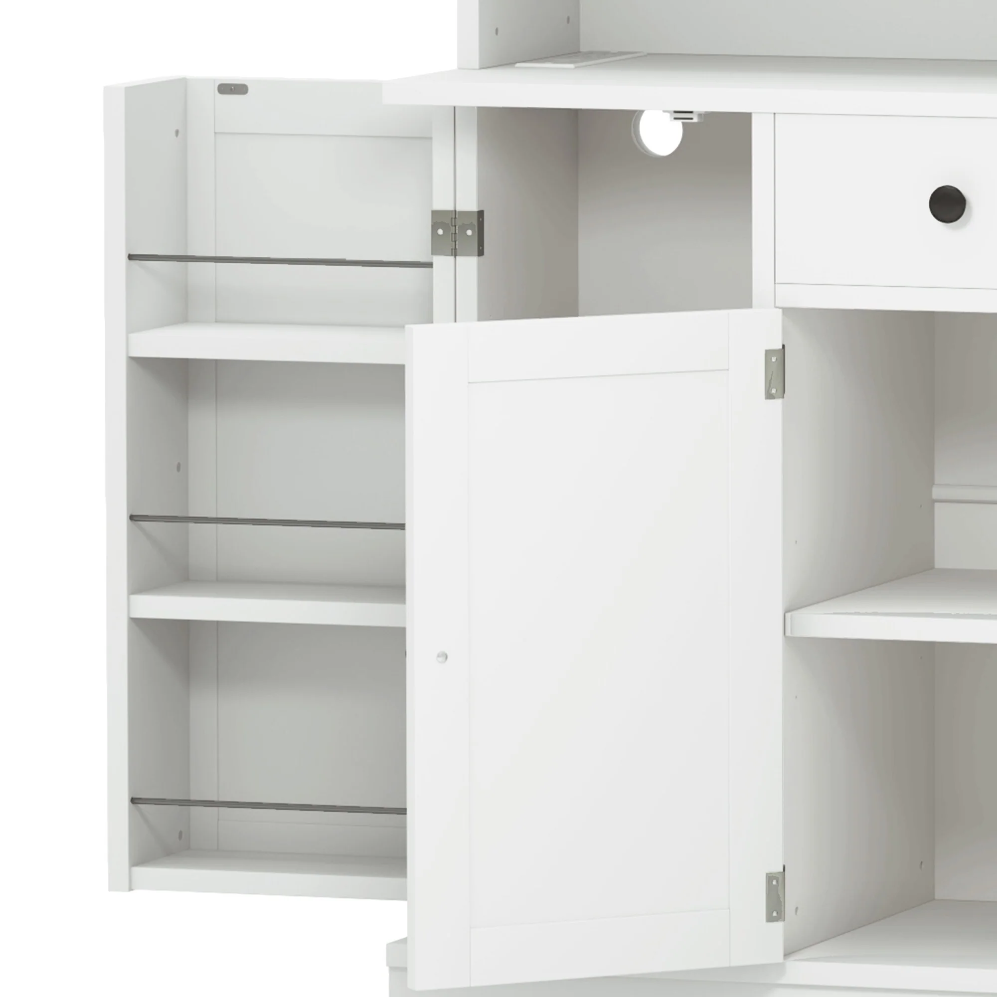 Moasis 71''H Kitchen Pantry Storage Cabinet - 40.9