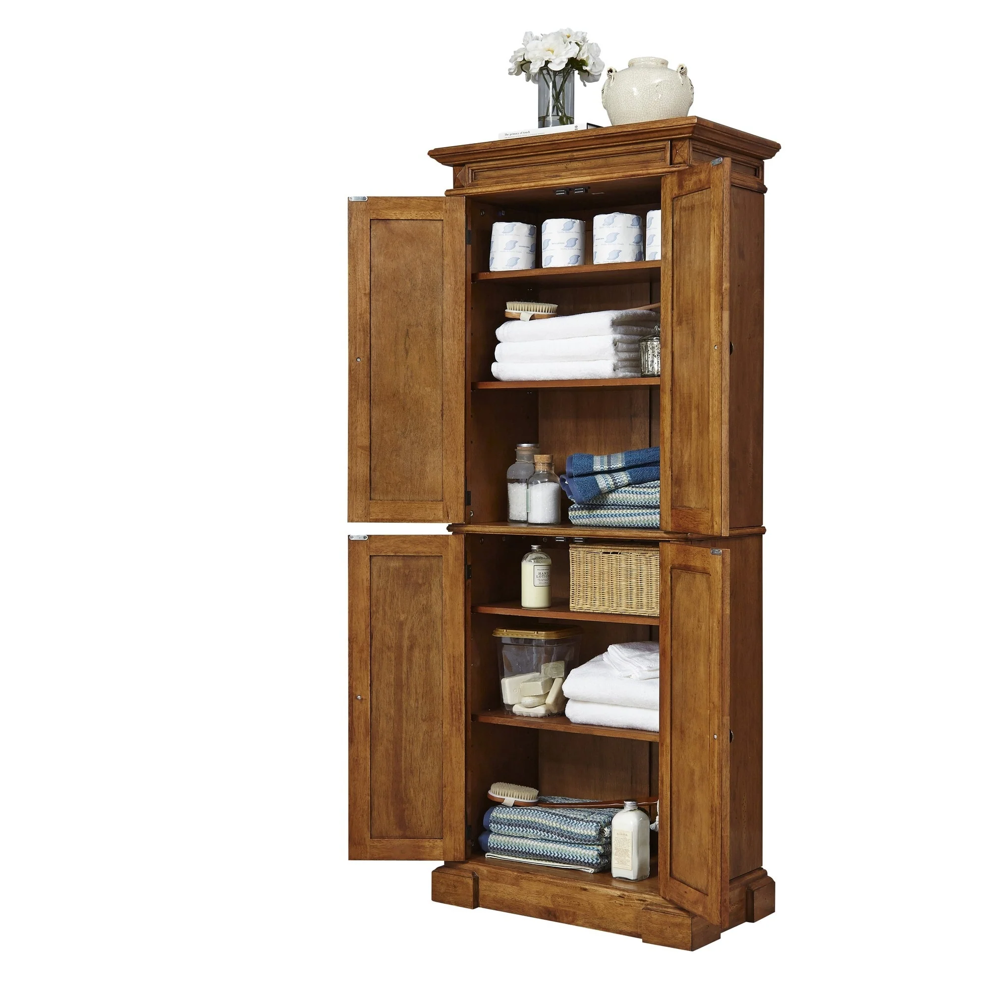 Americana Distressed Oak Pantry, 72