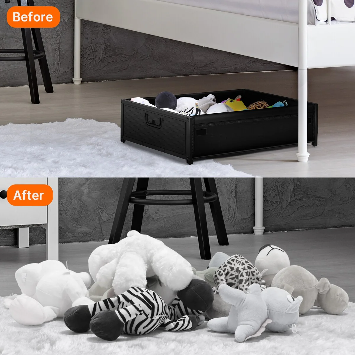 Under Bed Storage with Wheels