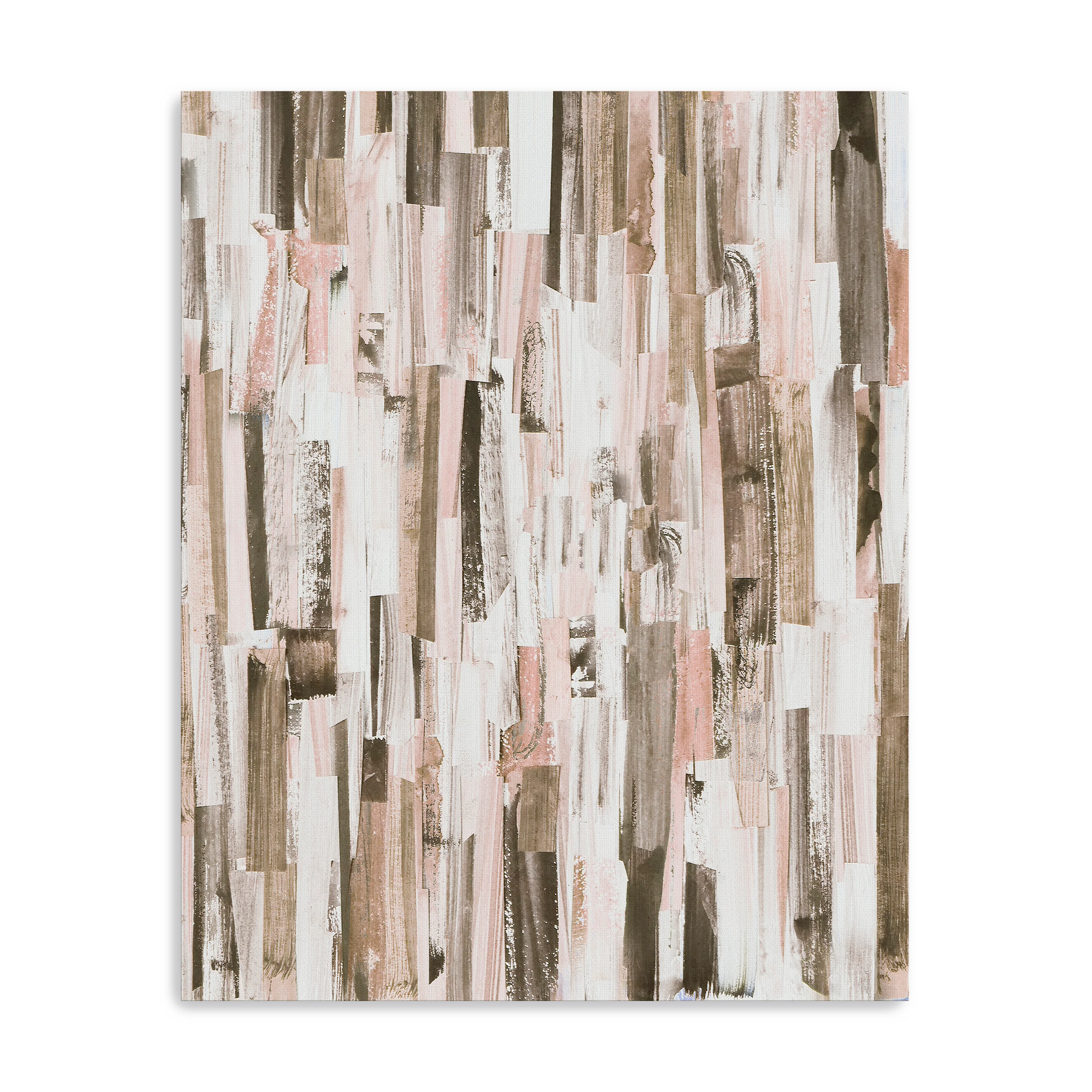 Parallel Brown Canvas Giclee