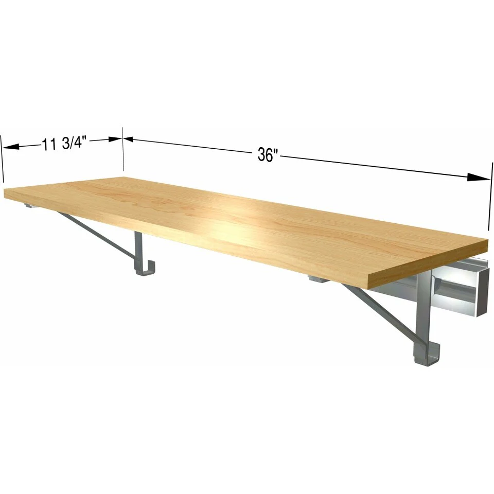 arrange a SPACE RCSS12 Single Wall Mounted Shelf (SHELF ONLY - no hang)