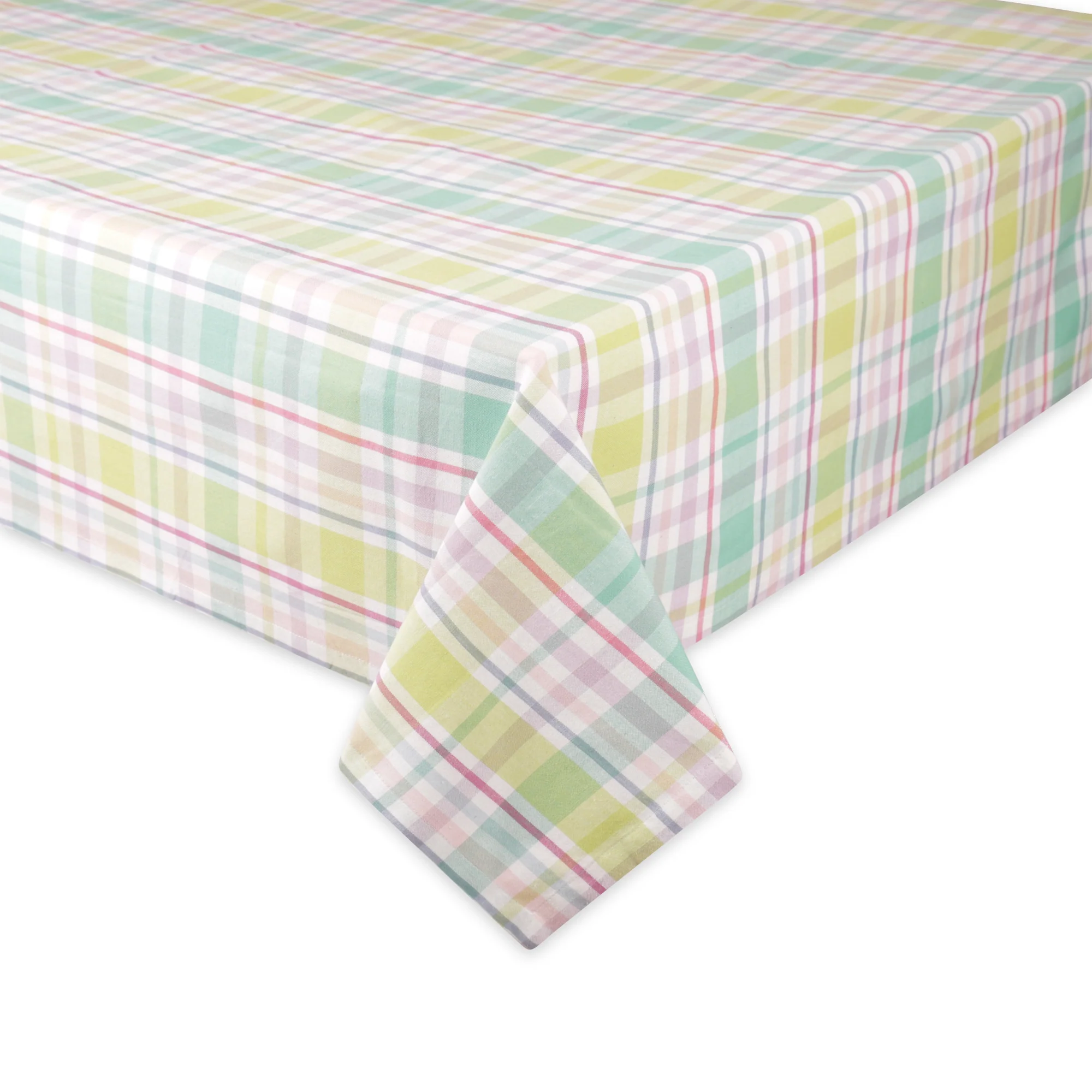Spring Plaid Tablecloth