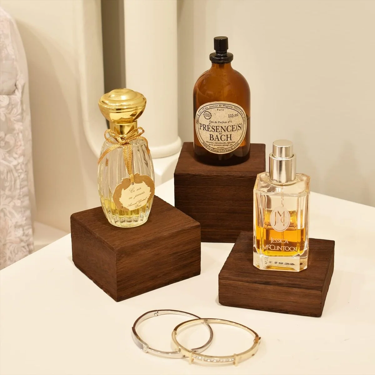 Wooden 3 Pcs Square Risers for Display