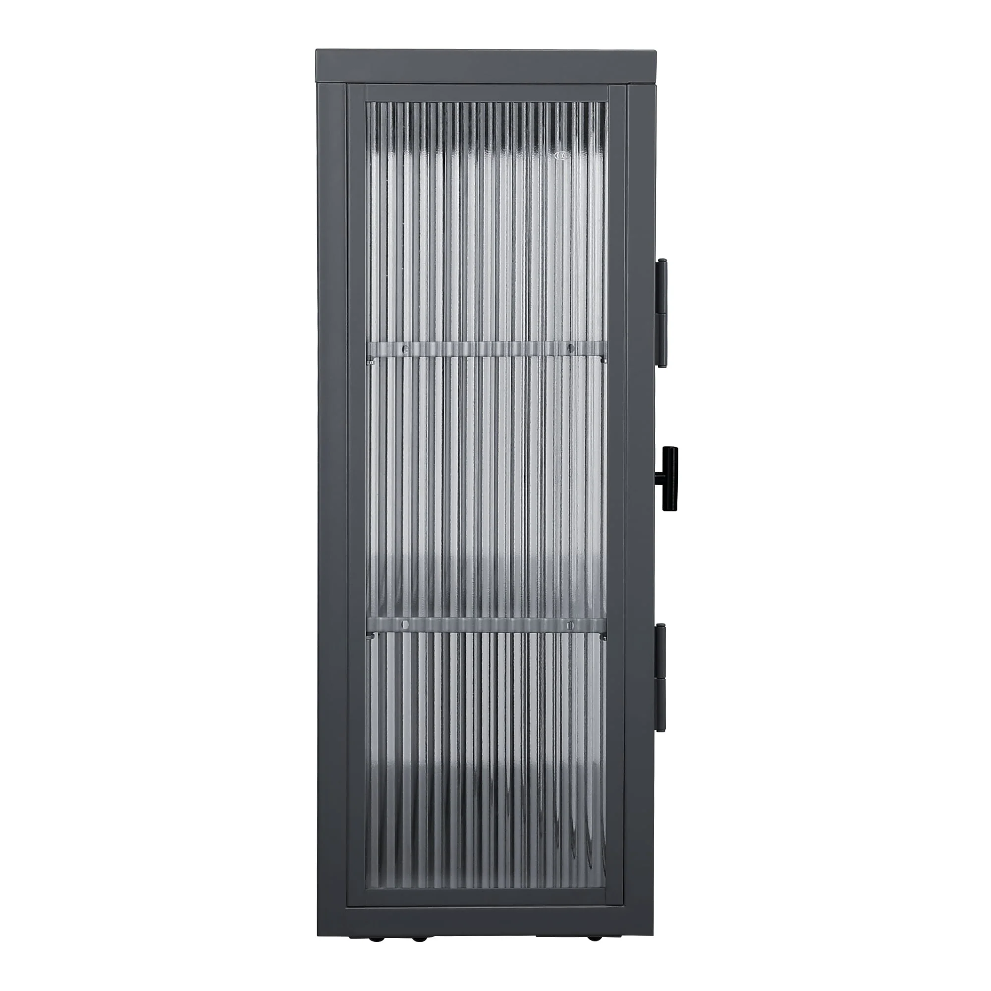 Retro Style Glass Door Wall Cabinet