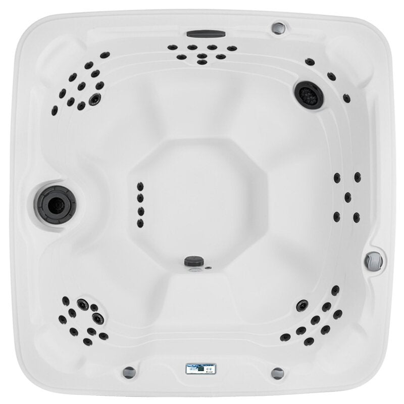 Lifesmart Spas 7 - Person 65 - Jet Square Hot Tub with Ozonator in Espresso