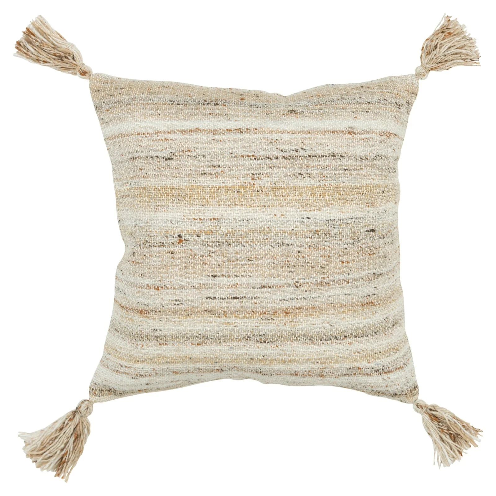 Woven Mottled Decorative Throw Pillow