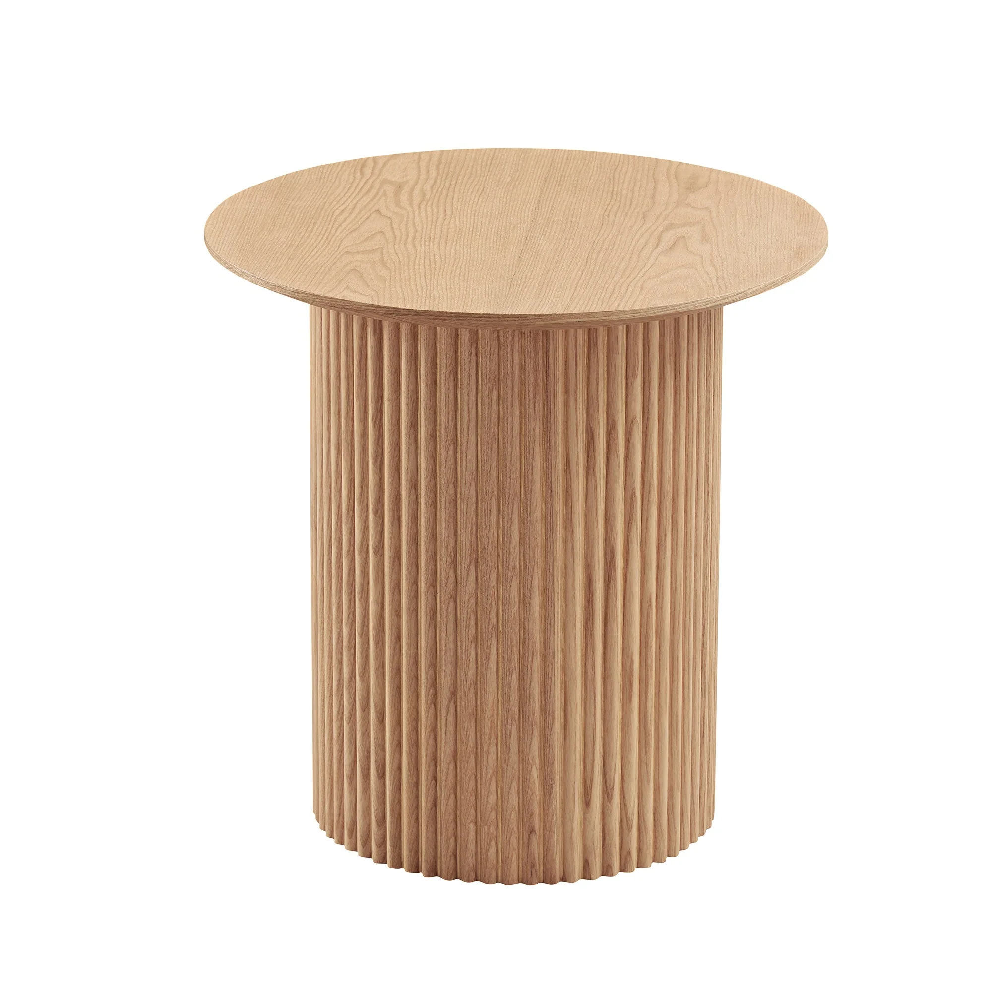 Volet 17.71 Round Side Table with Wave Pattern Base