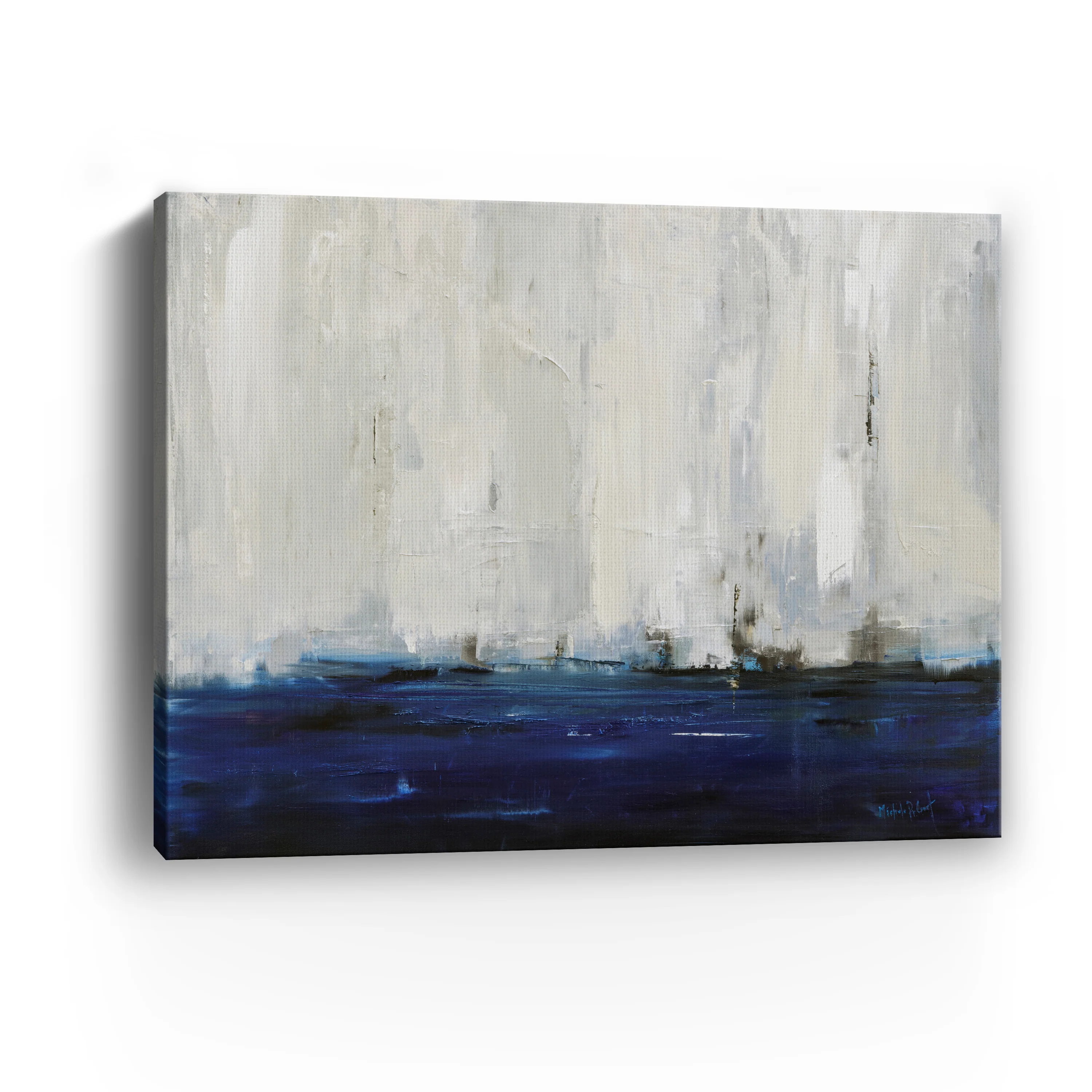 Blue City Canvas Giclee